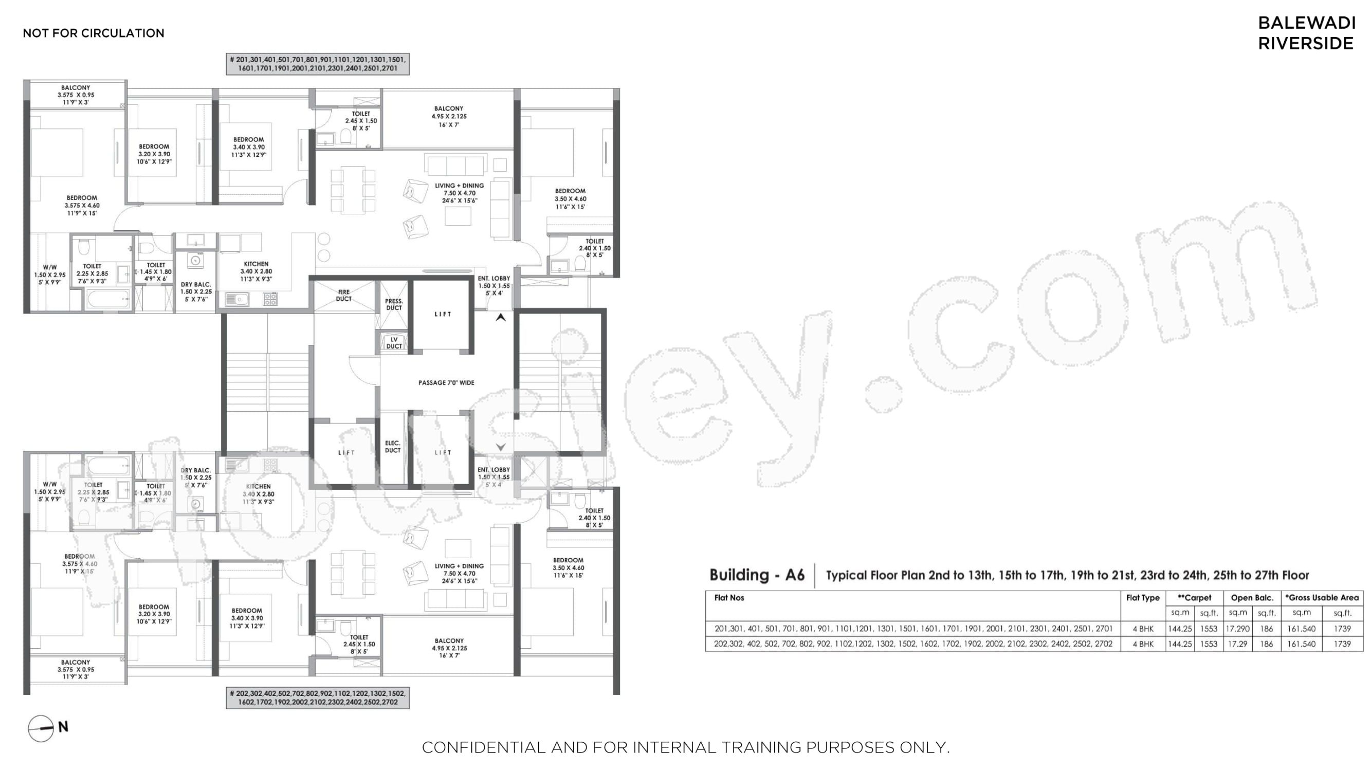 Mantra Balewadi Floor plan 6