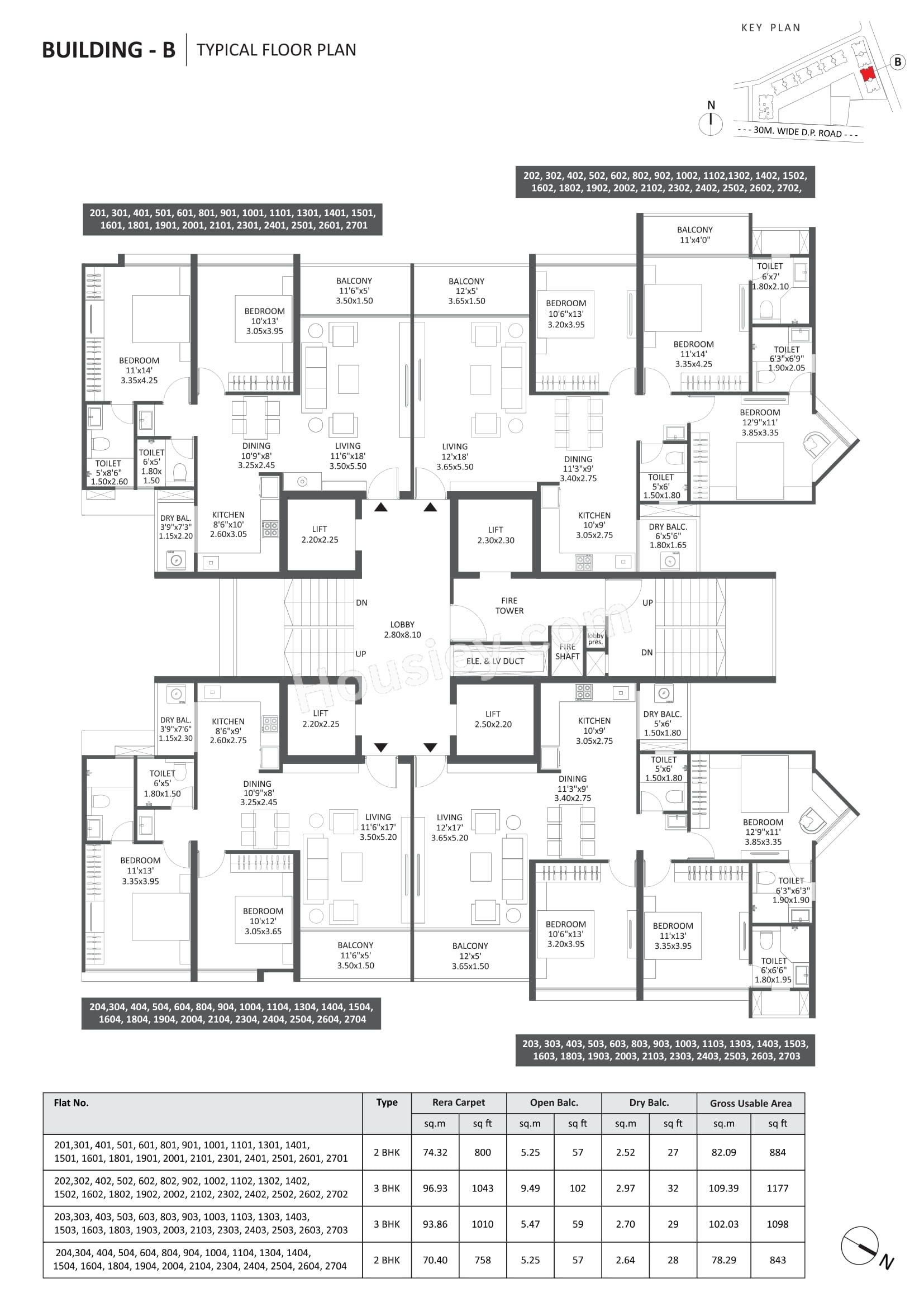 Mantra Melange Floor plan 1