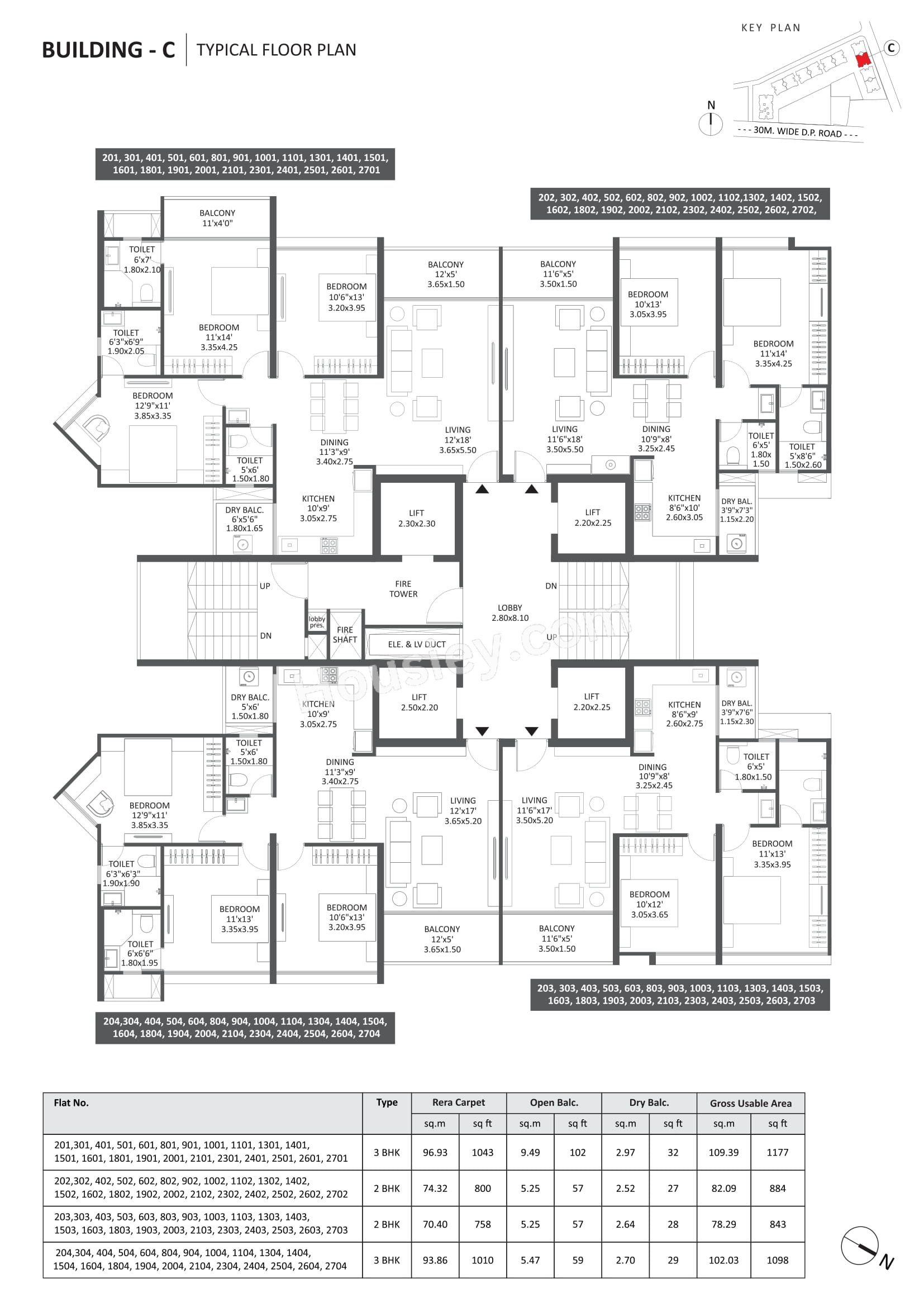Mantra Melange Floor plan 2