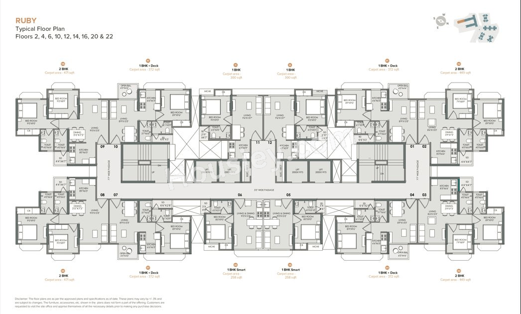 Marathon Nextown Floor plan 1