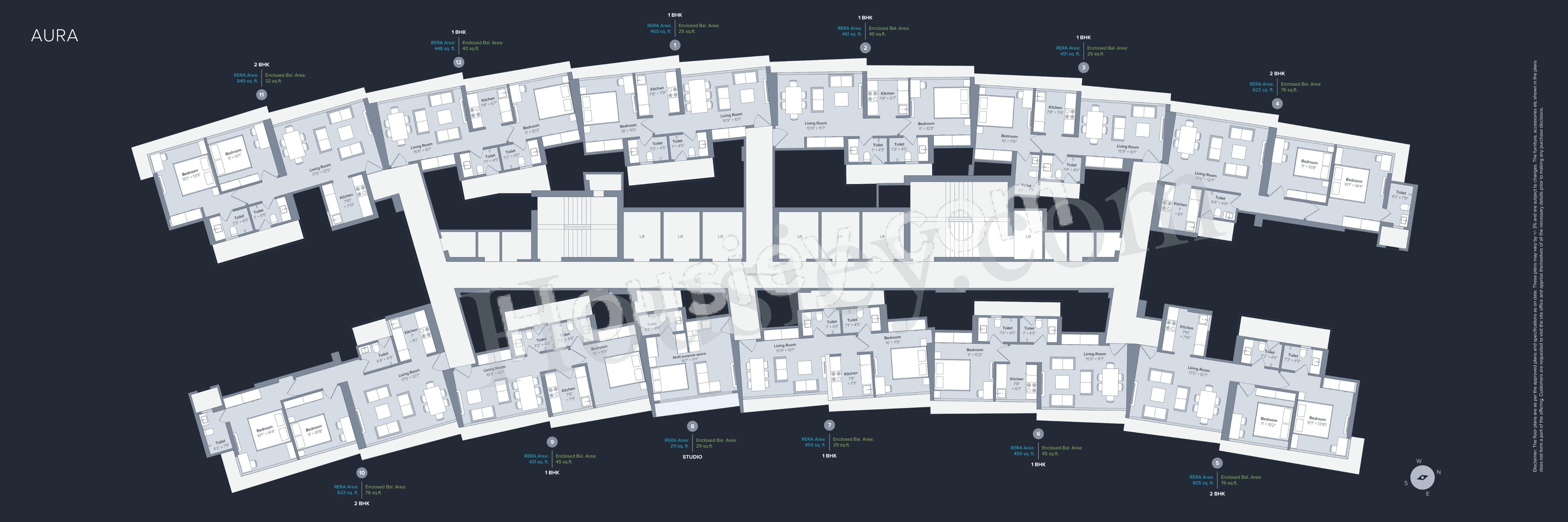 Marathon Nexworld Floor plan 1