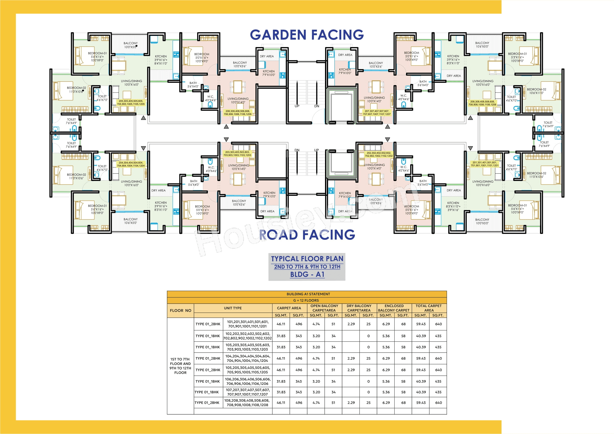 Namrata Happycity Varale Floor plan 3