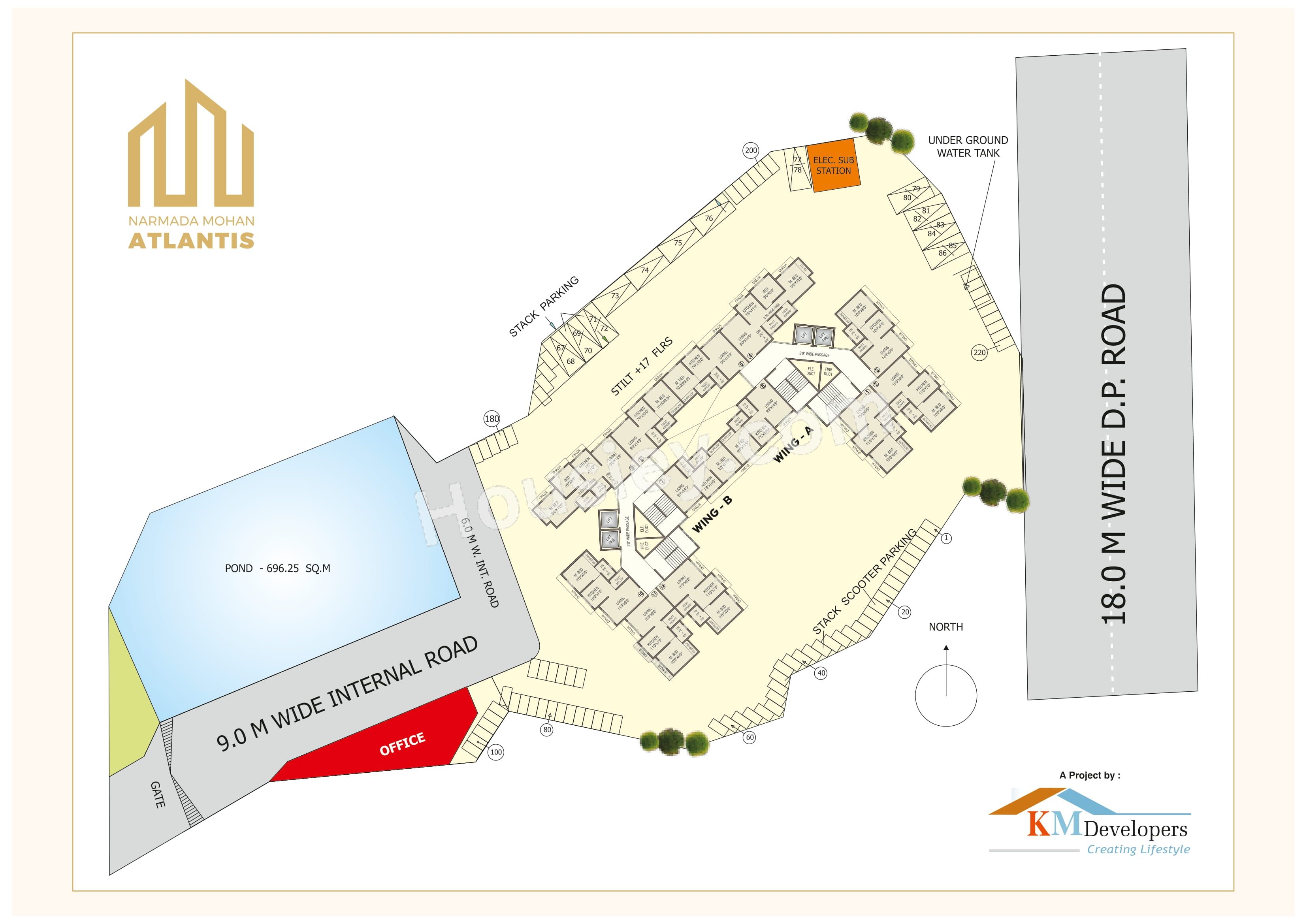 Narmada Mohan Atlantis Floor plan 1
