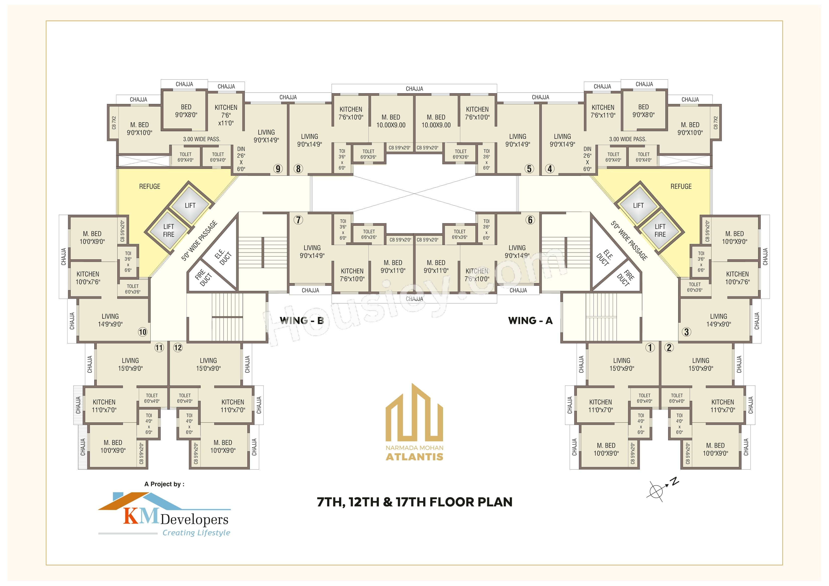 Narmada Mohan Atlantis Floor plan 2