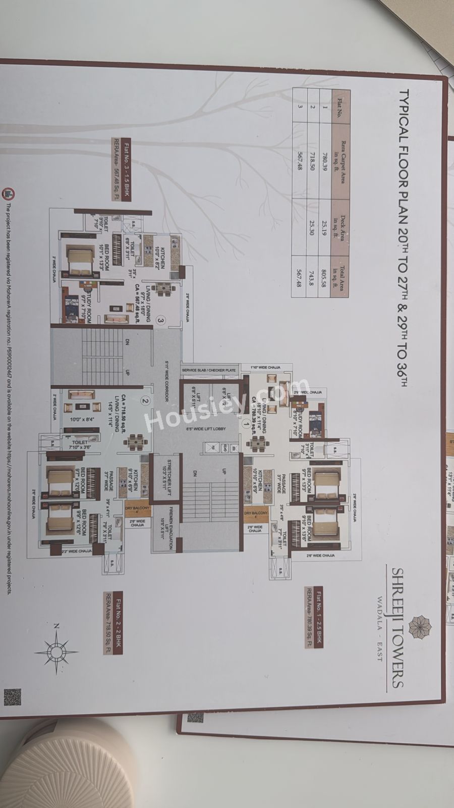 Neumec Shreeji Towers Floor Plan