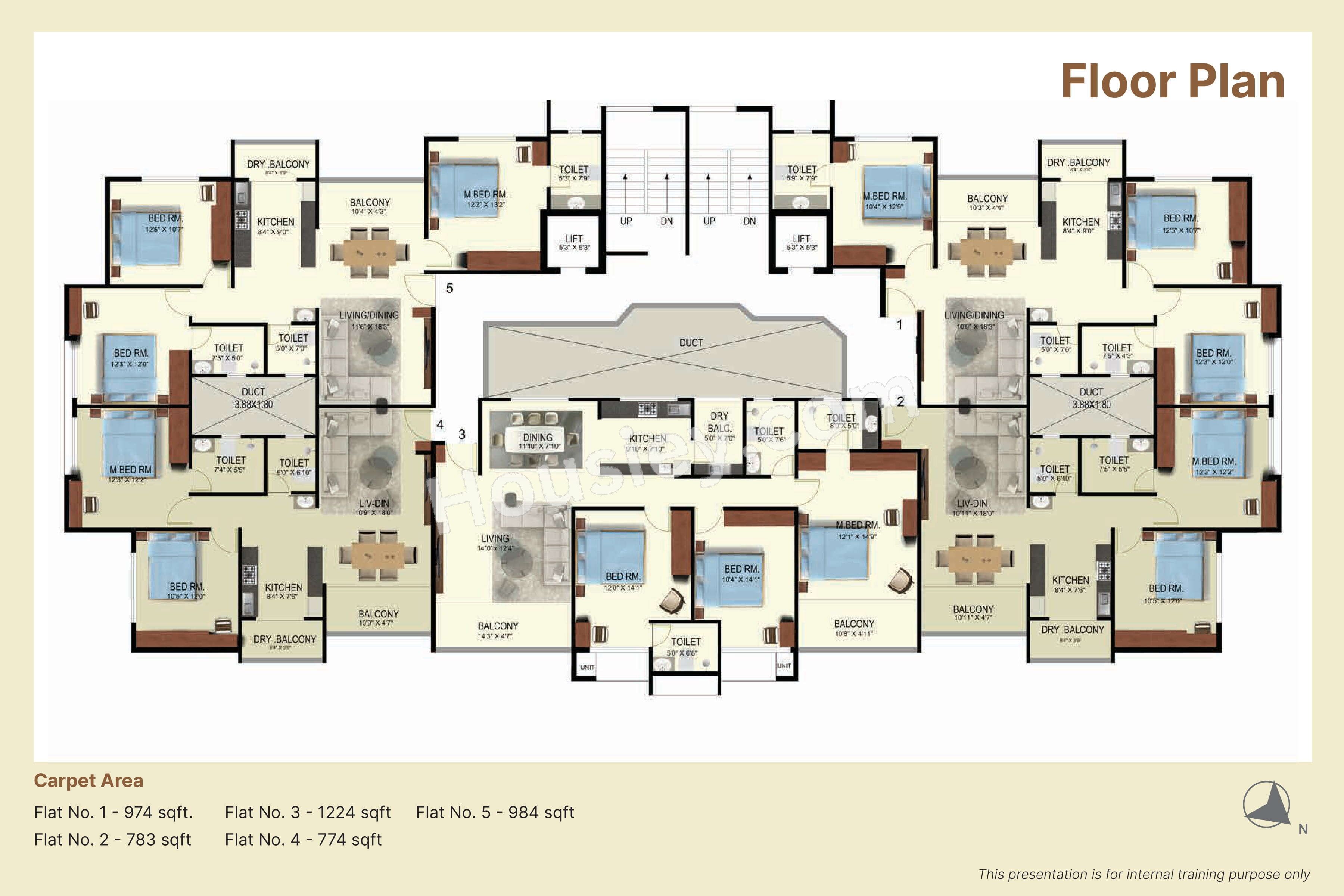 Nirmitee Serenora Floor Plan