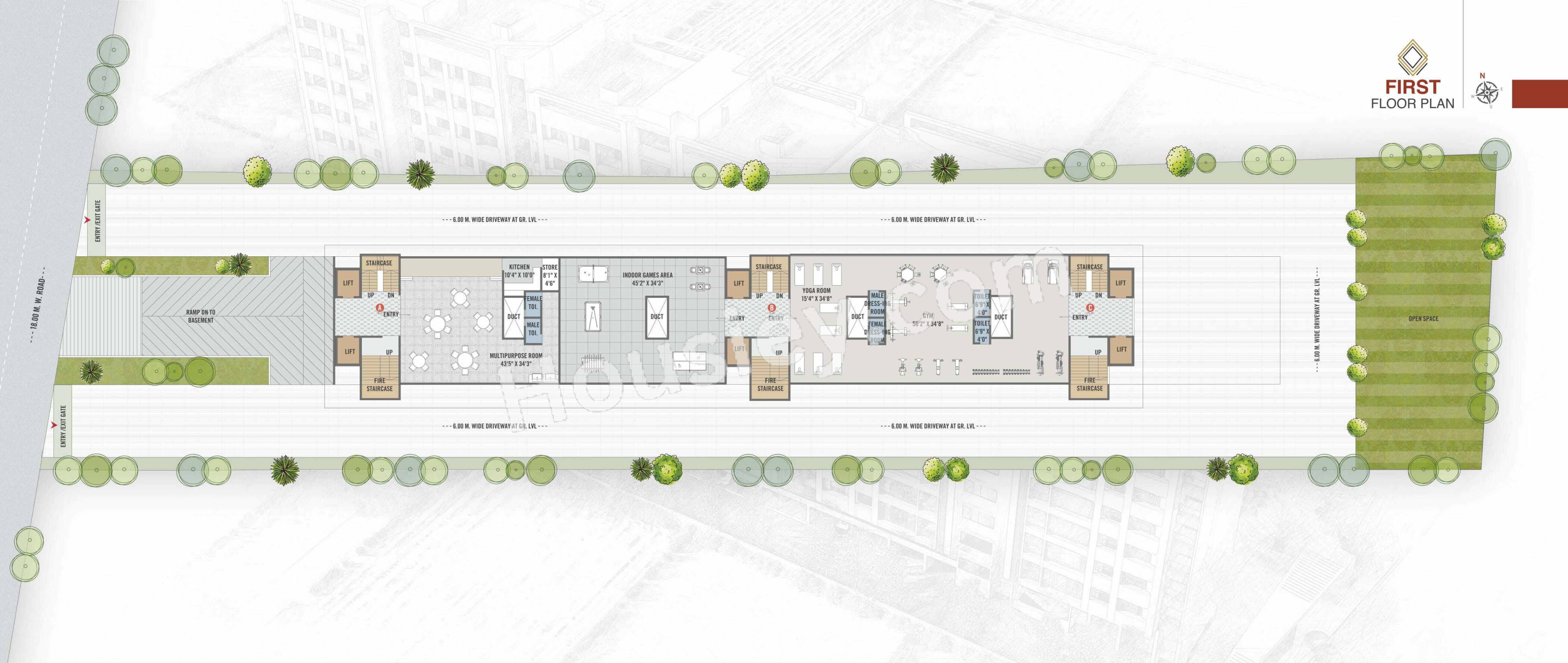 Np Meridian Square Floor plan 1