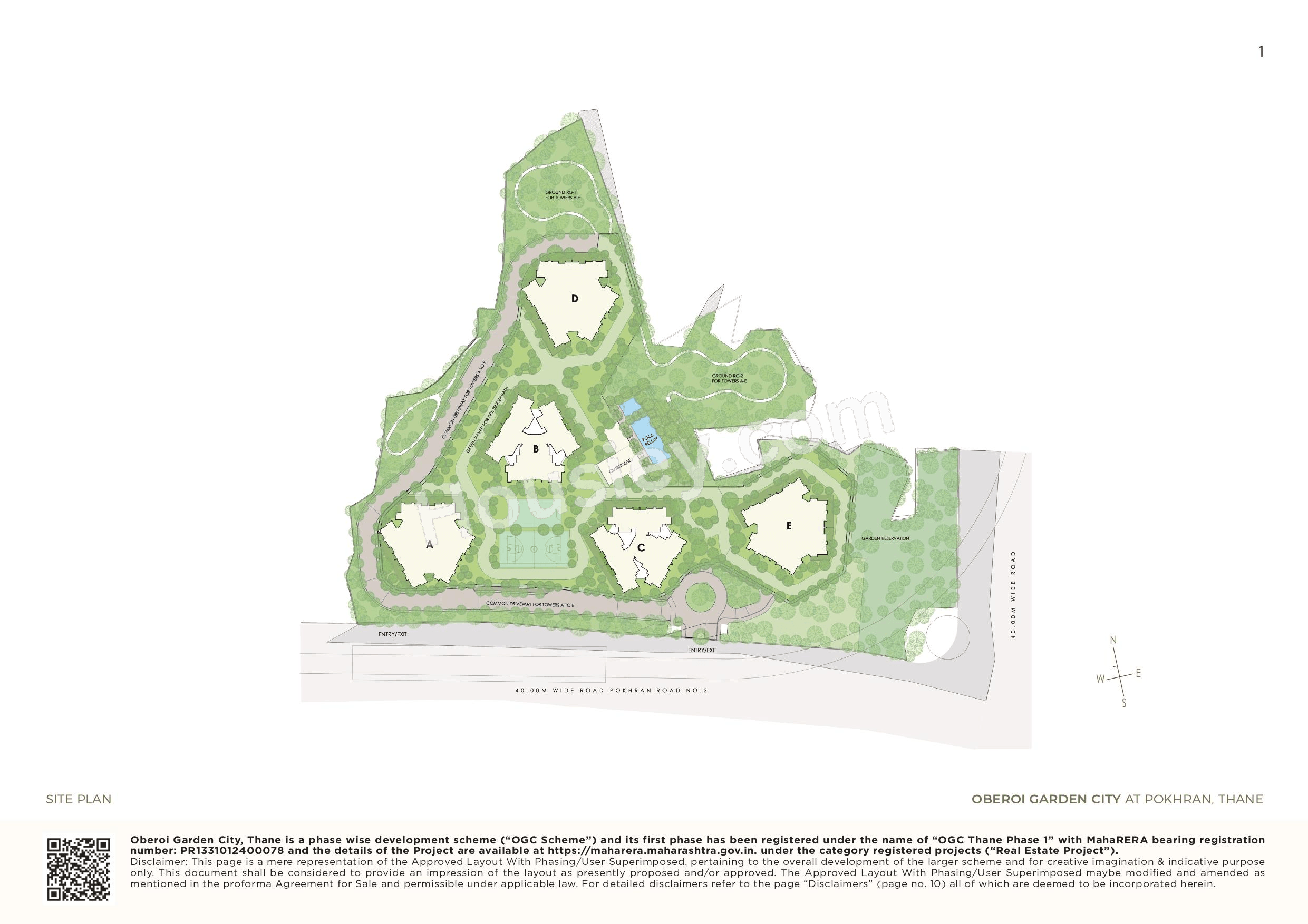 Oberoi Garden City Floor plan 1