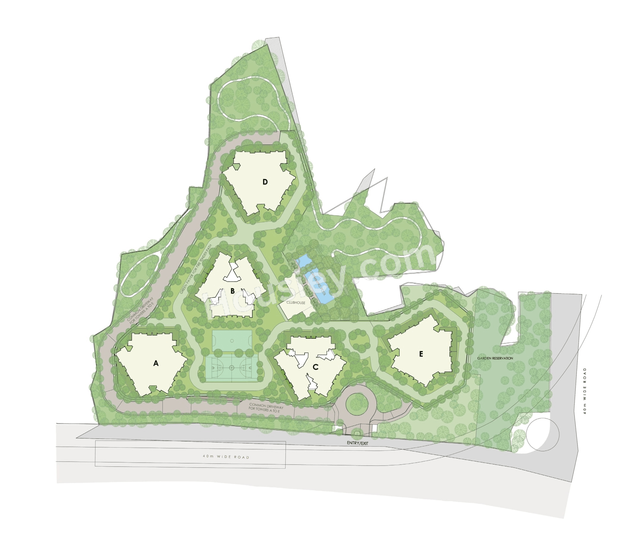 Oberoi Garden City Floor plan 3