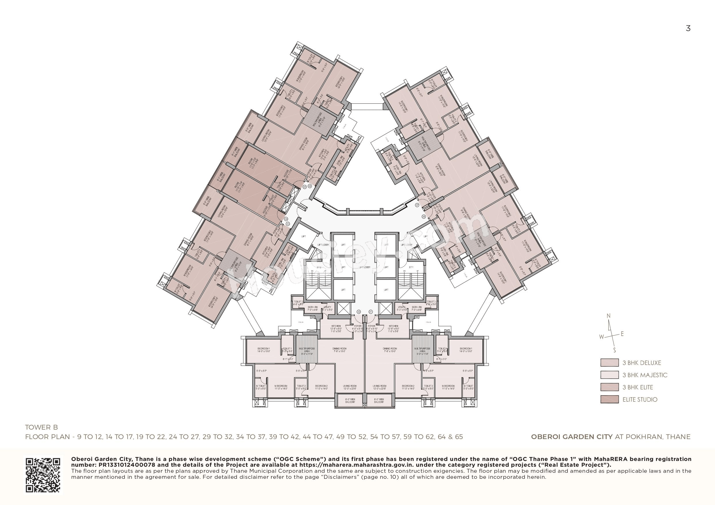 Oberoi Garden City Floor plan 1