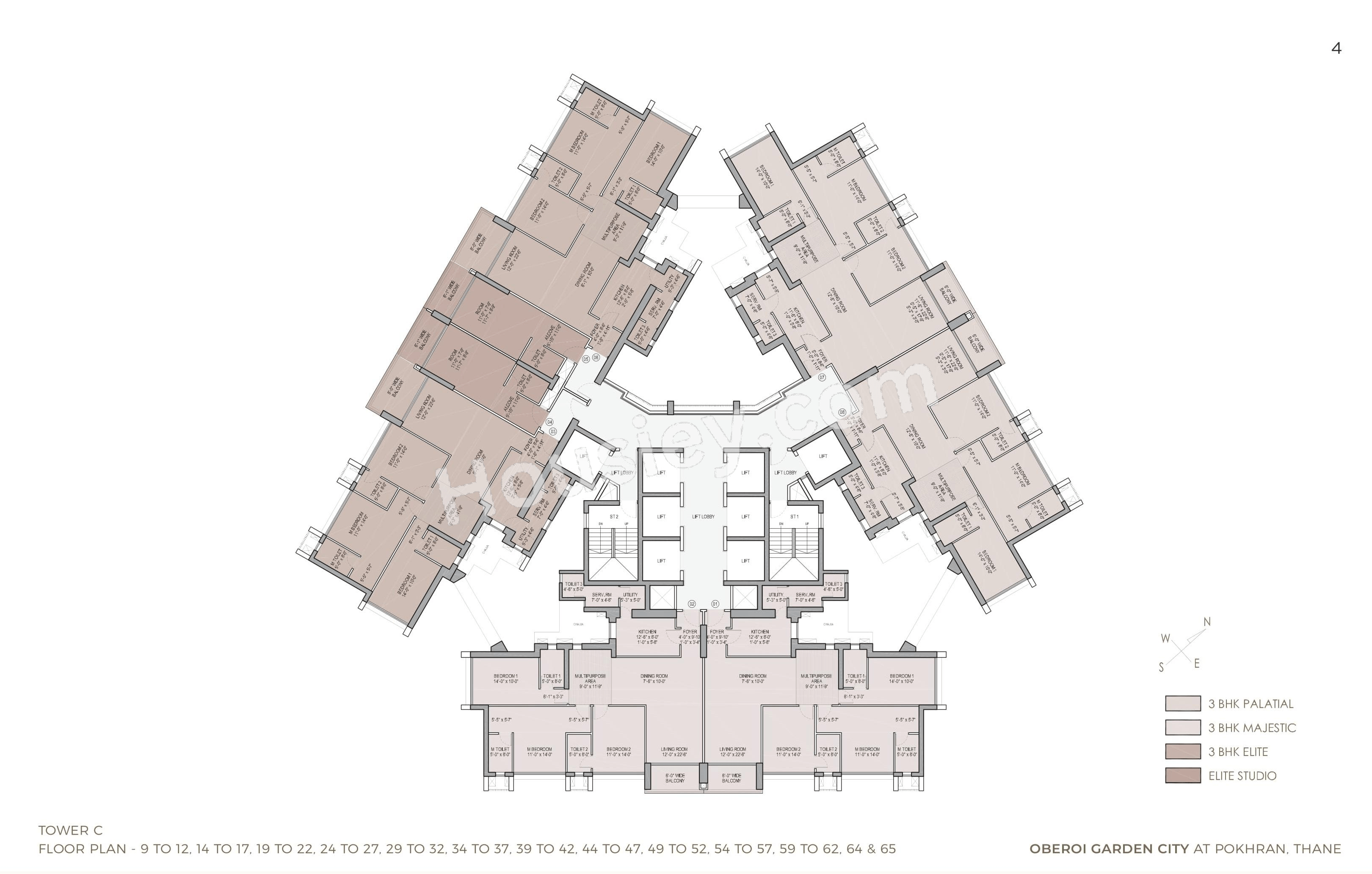 Oberoi Garden City Floor plan 3