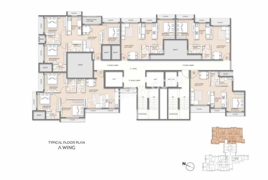Ornate Serenity Floor plan 4