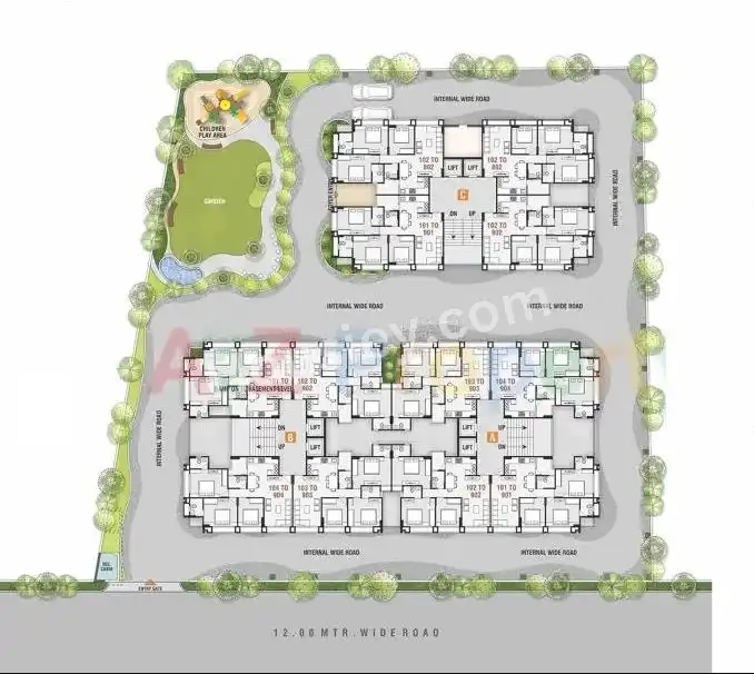 Bhaktisagar Palaash Oak Prime Floor plan 2