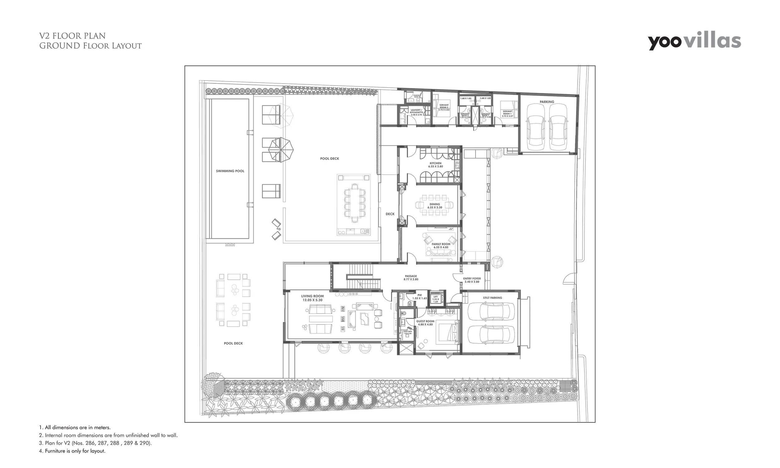 Panchshil Yoo Villas Floor plan 2