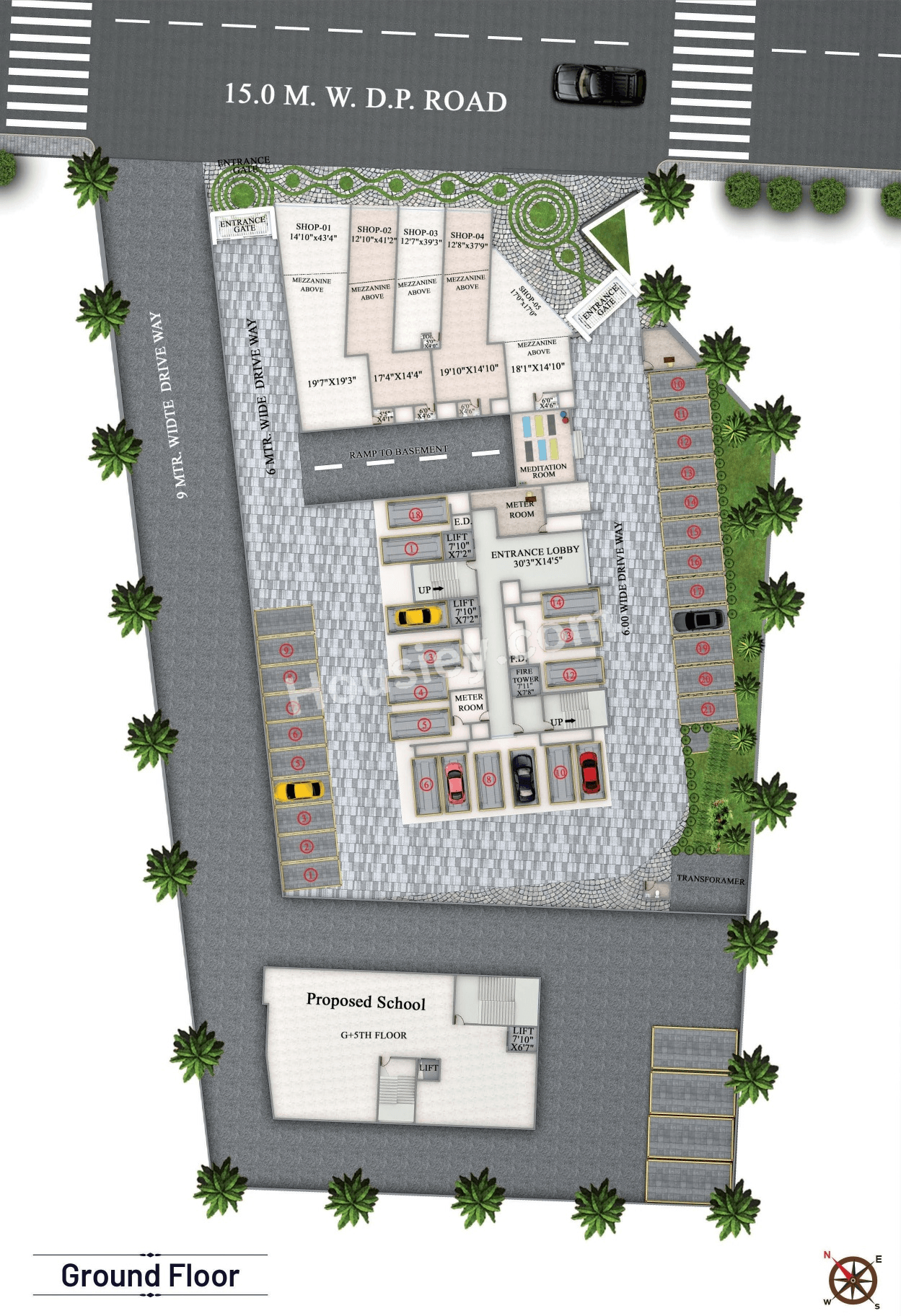 Parijas Horizon Floor plan 1
