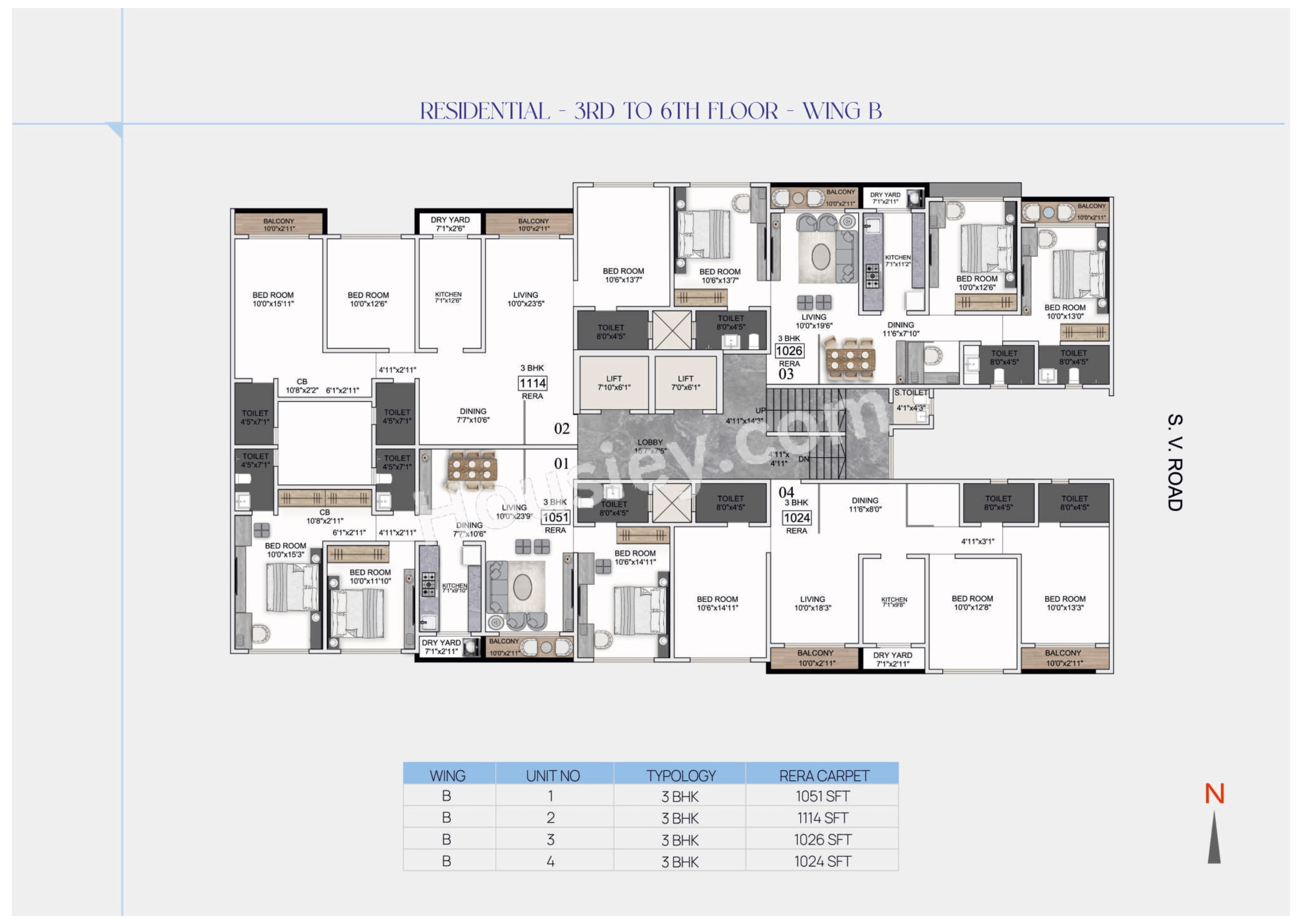 Pentagon Prerana Floor plan 2