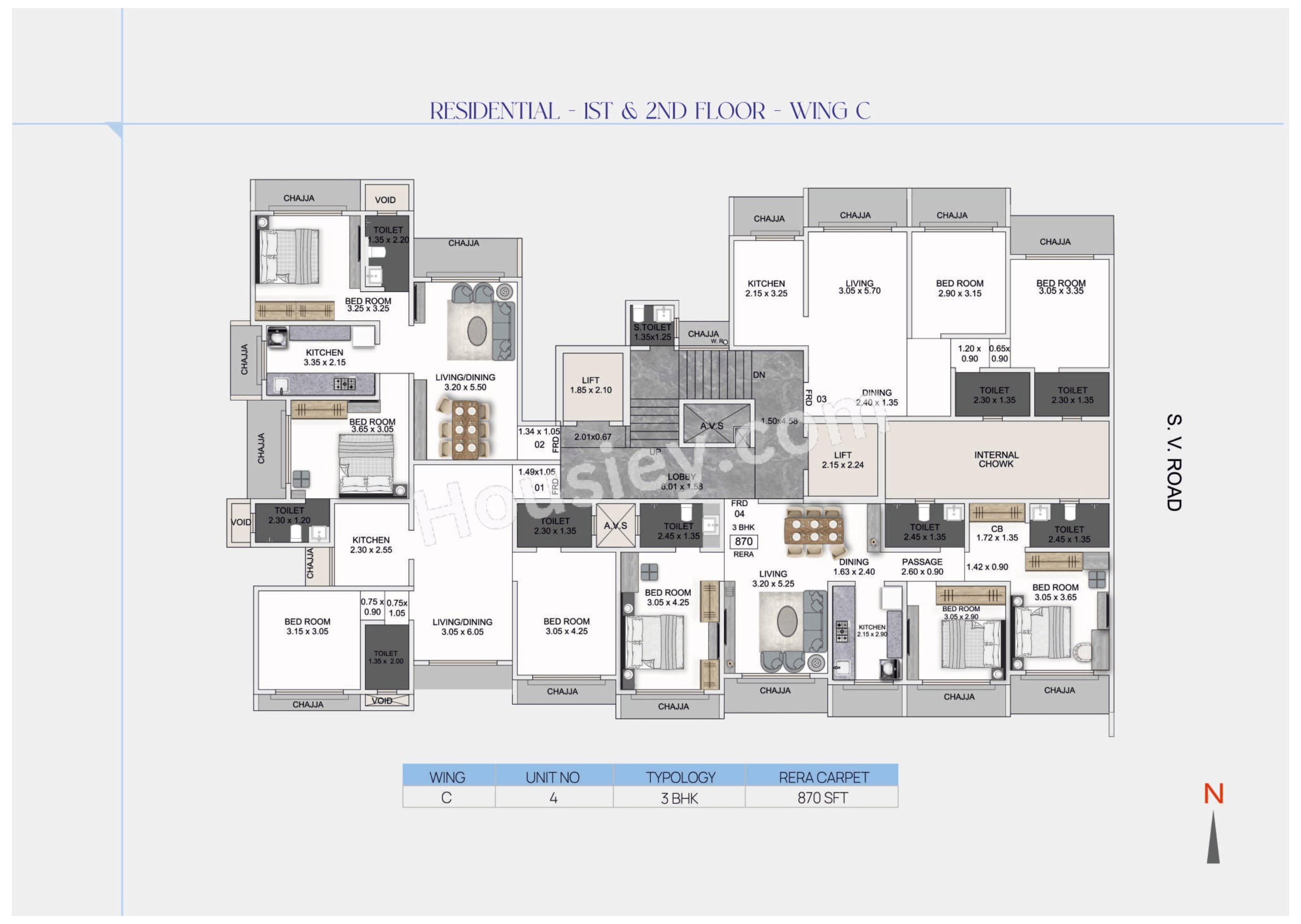 Pentagon Prerana Floor plan 3