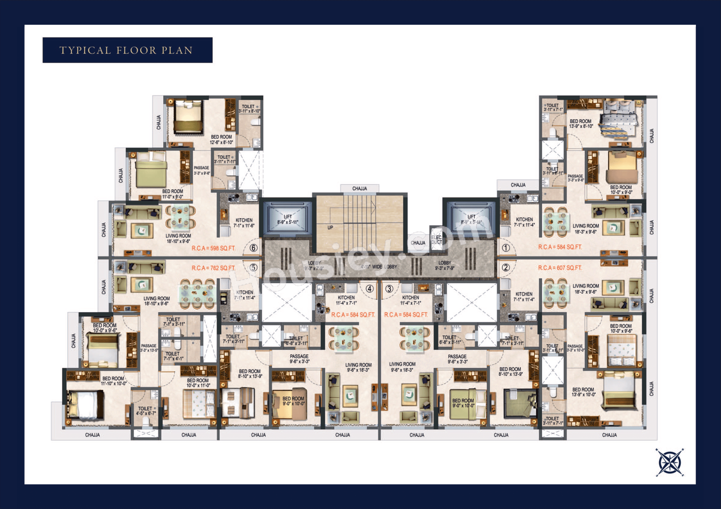 Poddar Harmony Floor Plan