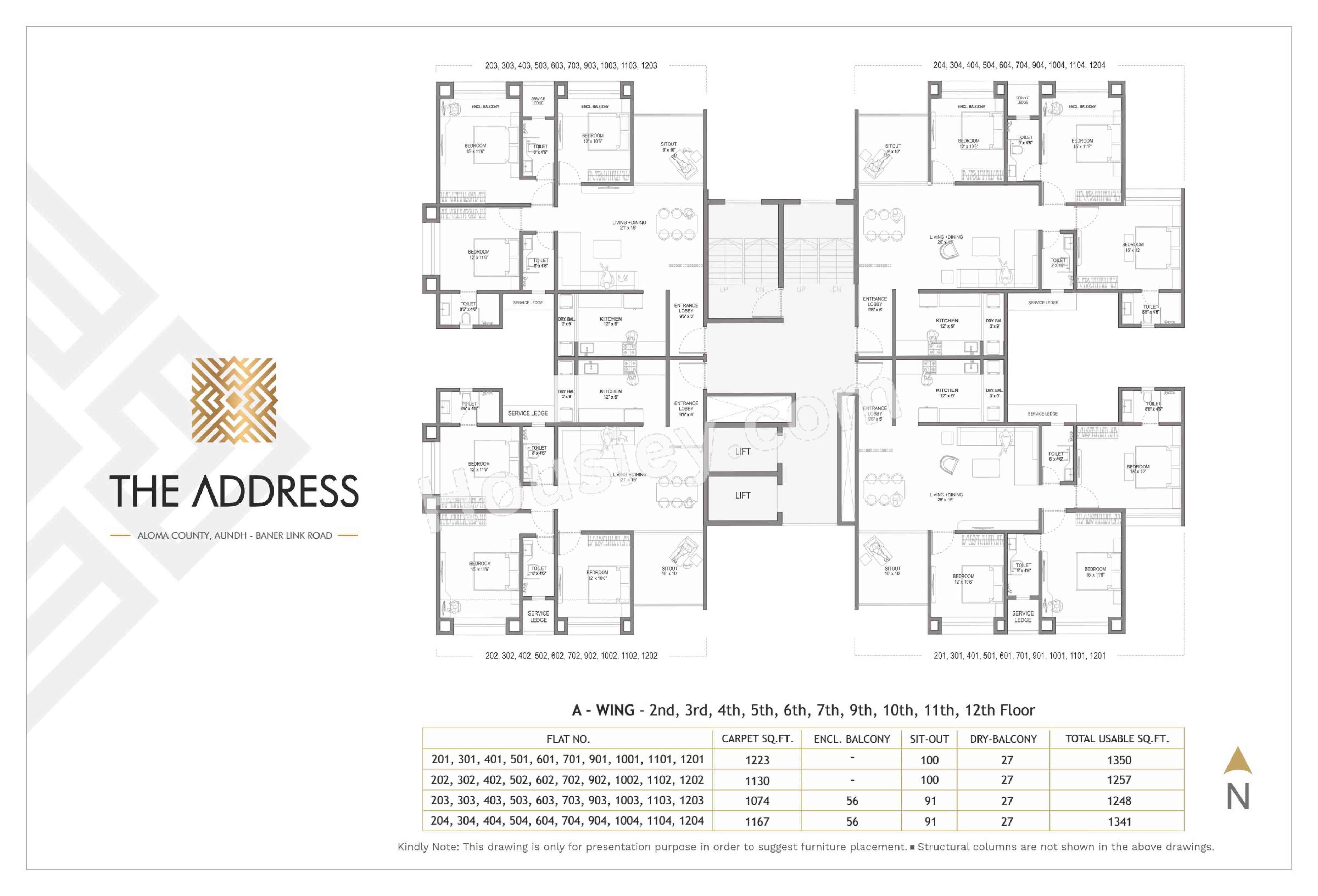 Primespace The Address Floor plan 4