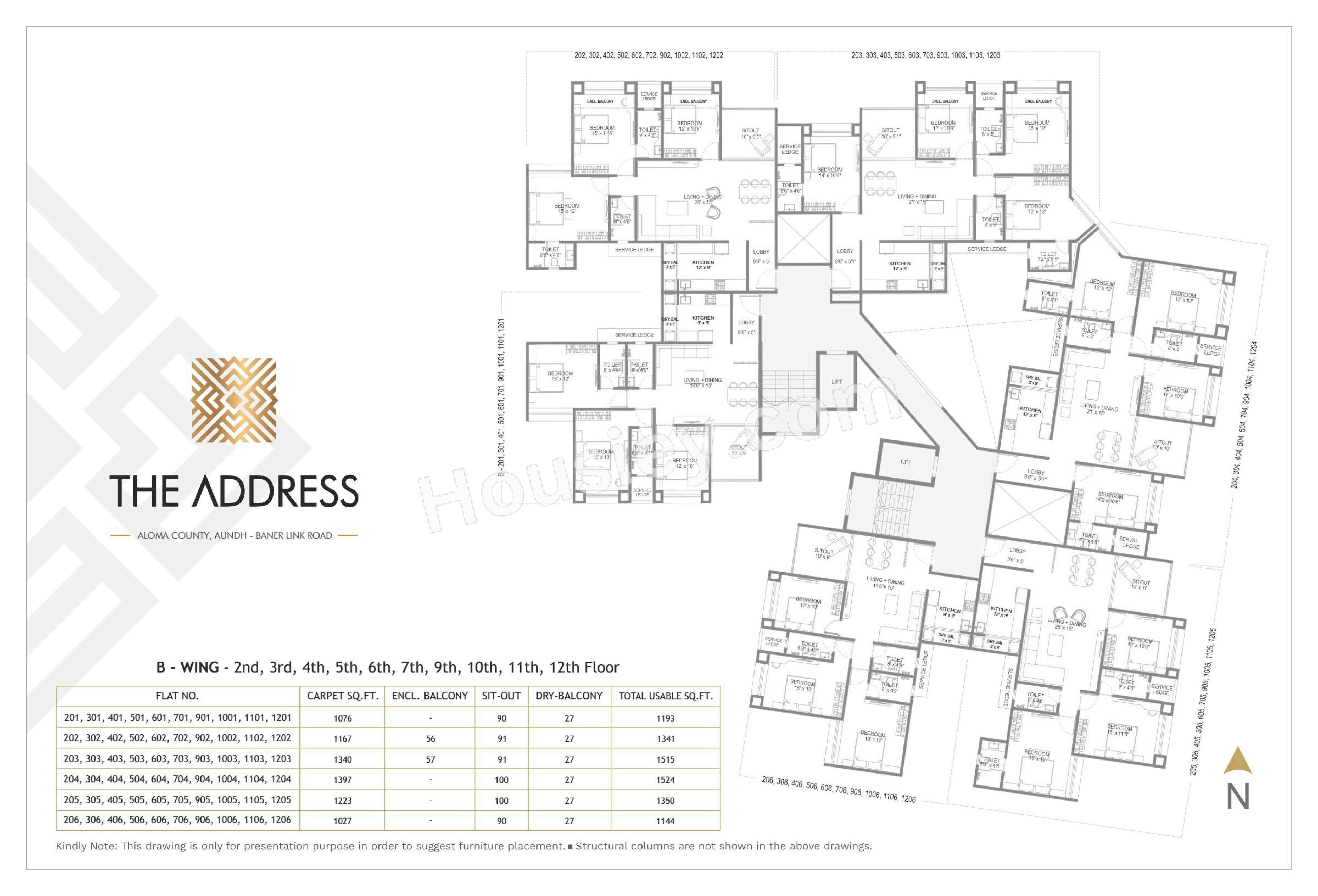 Primespace The Address Floor plan 9