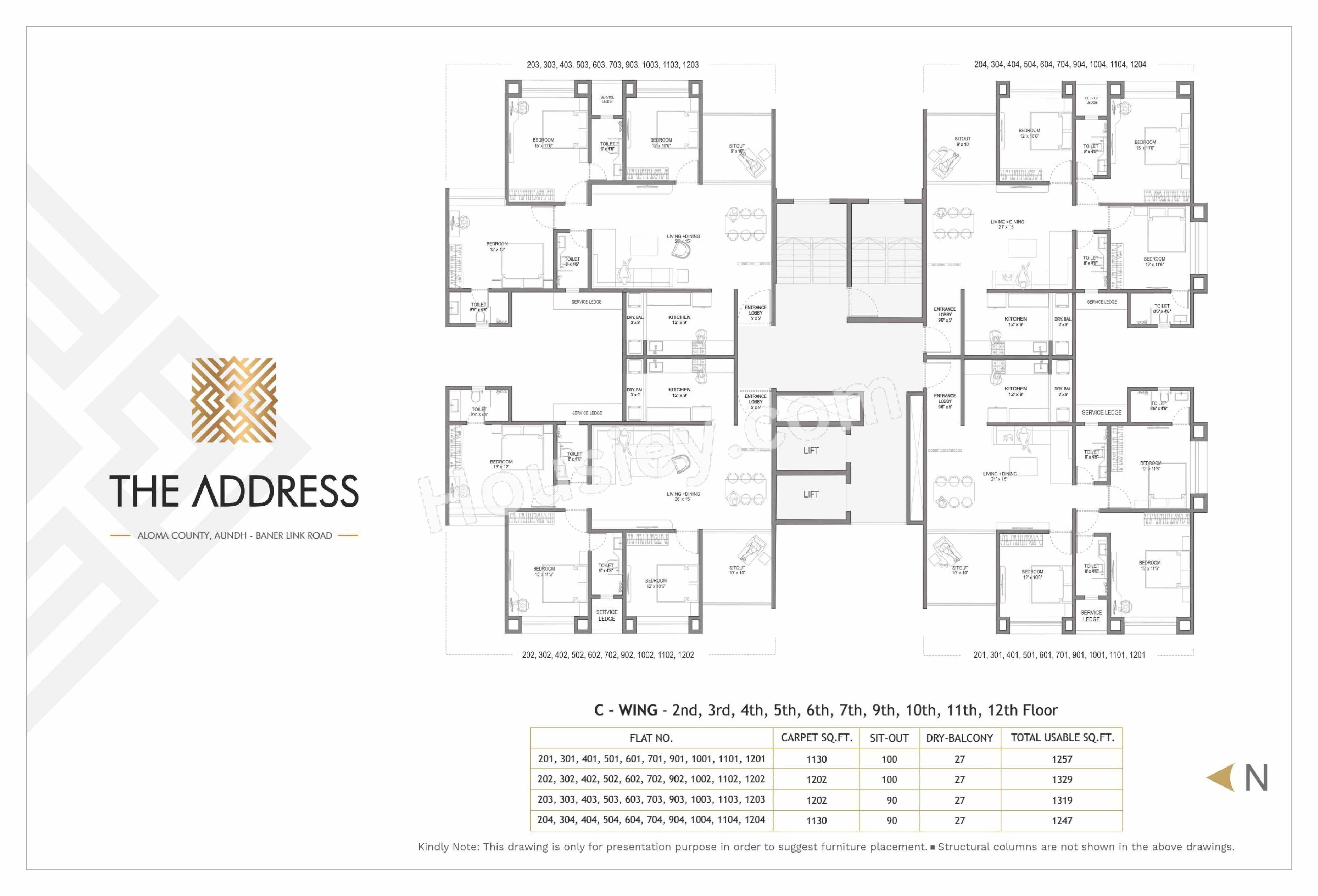 Primespace The Address Floor plan 12