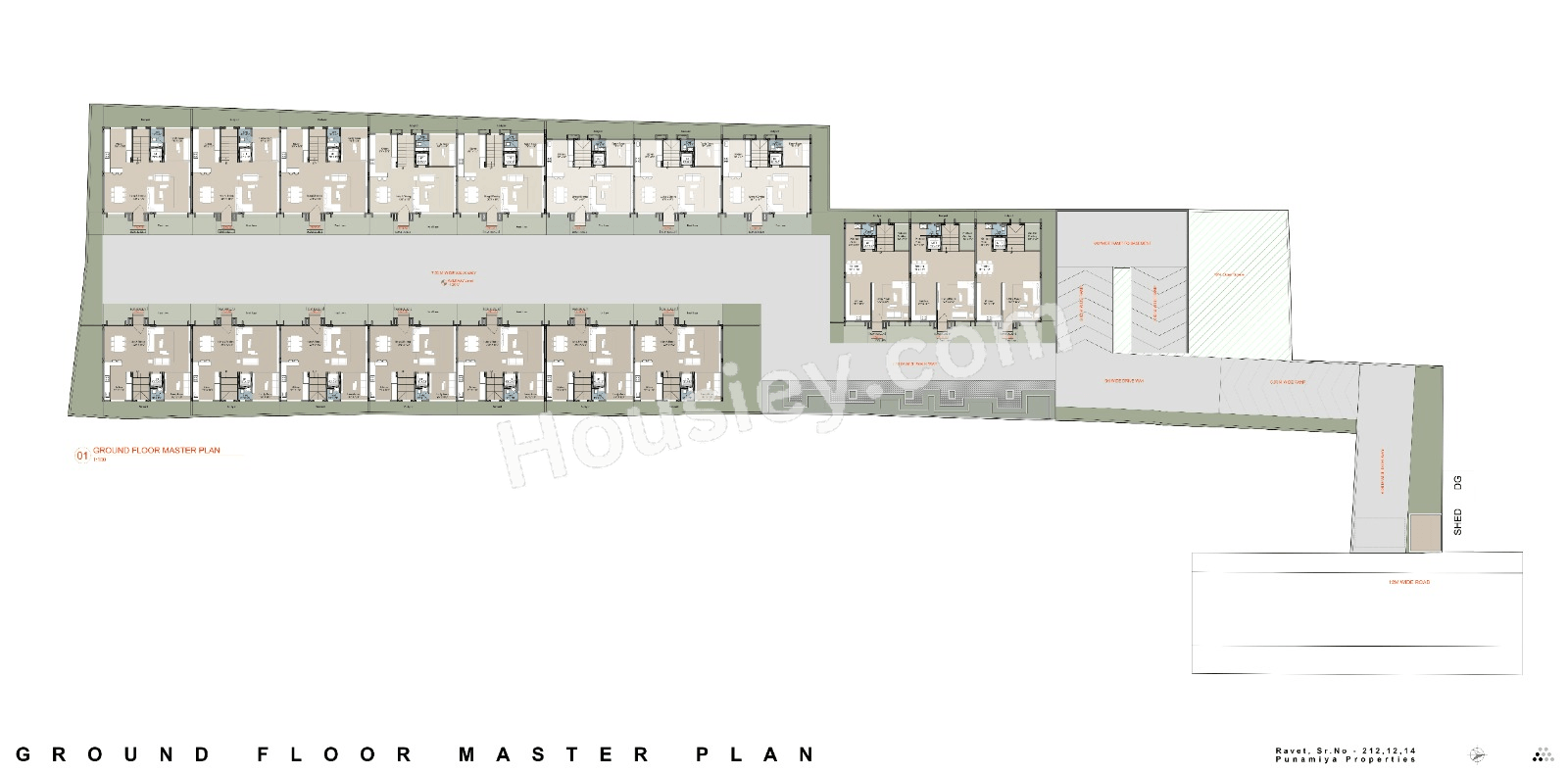 Punamiya Row Villa 18 Floor plan 2