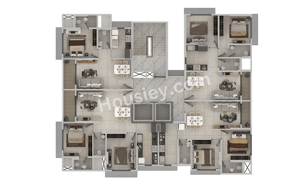 Puneet Aura Floor plan 1
