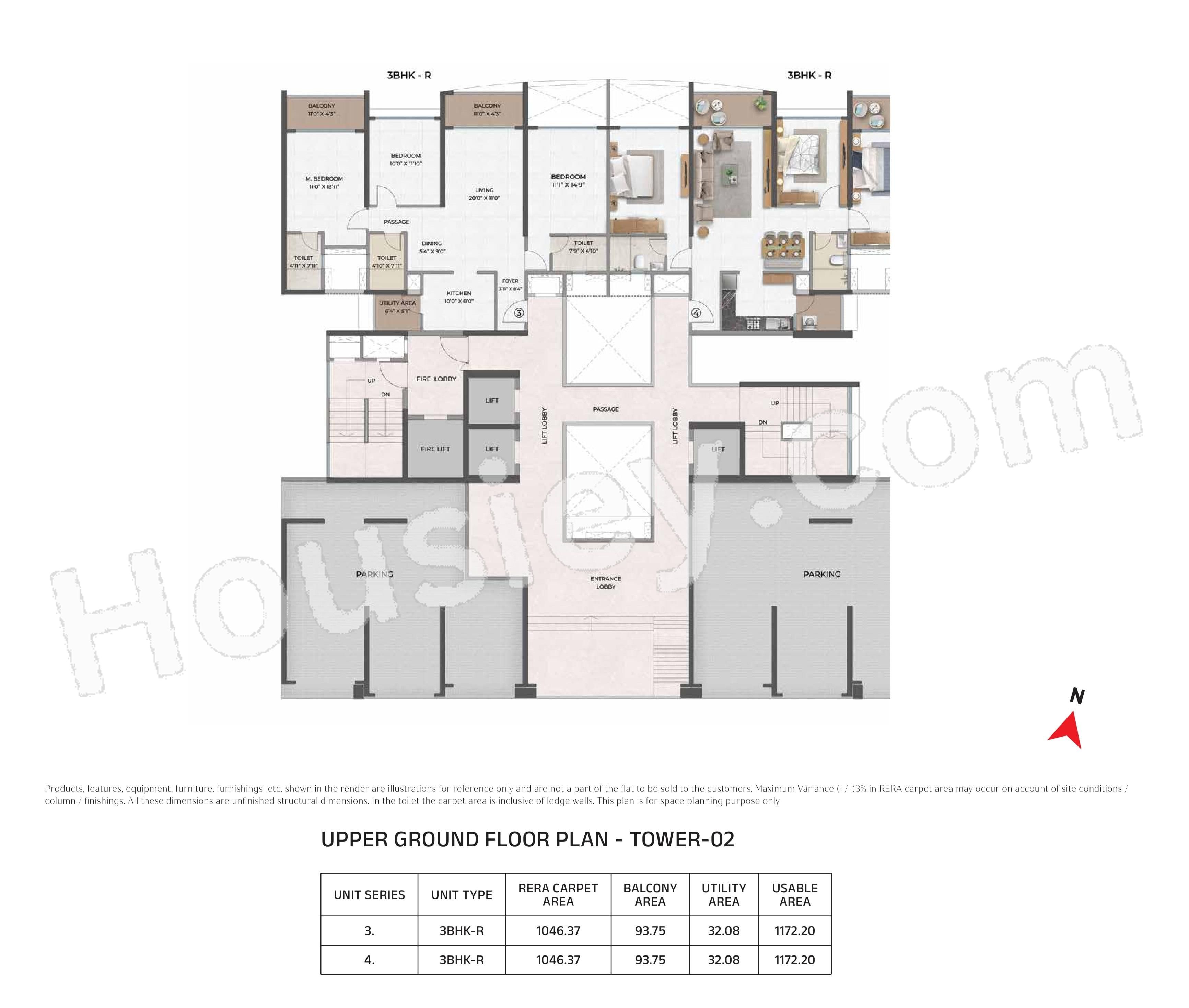Purva Atmosphere Keshav Nagar Floor plan 2