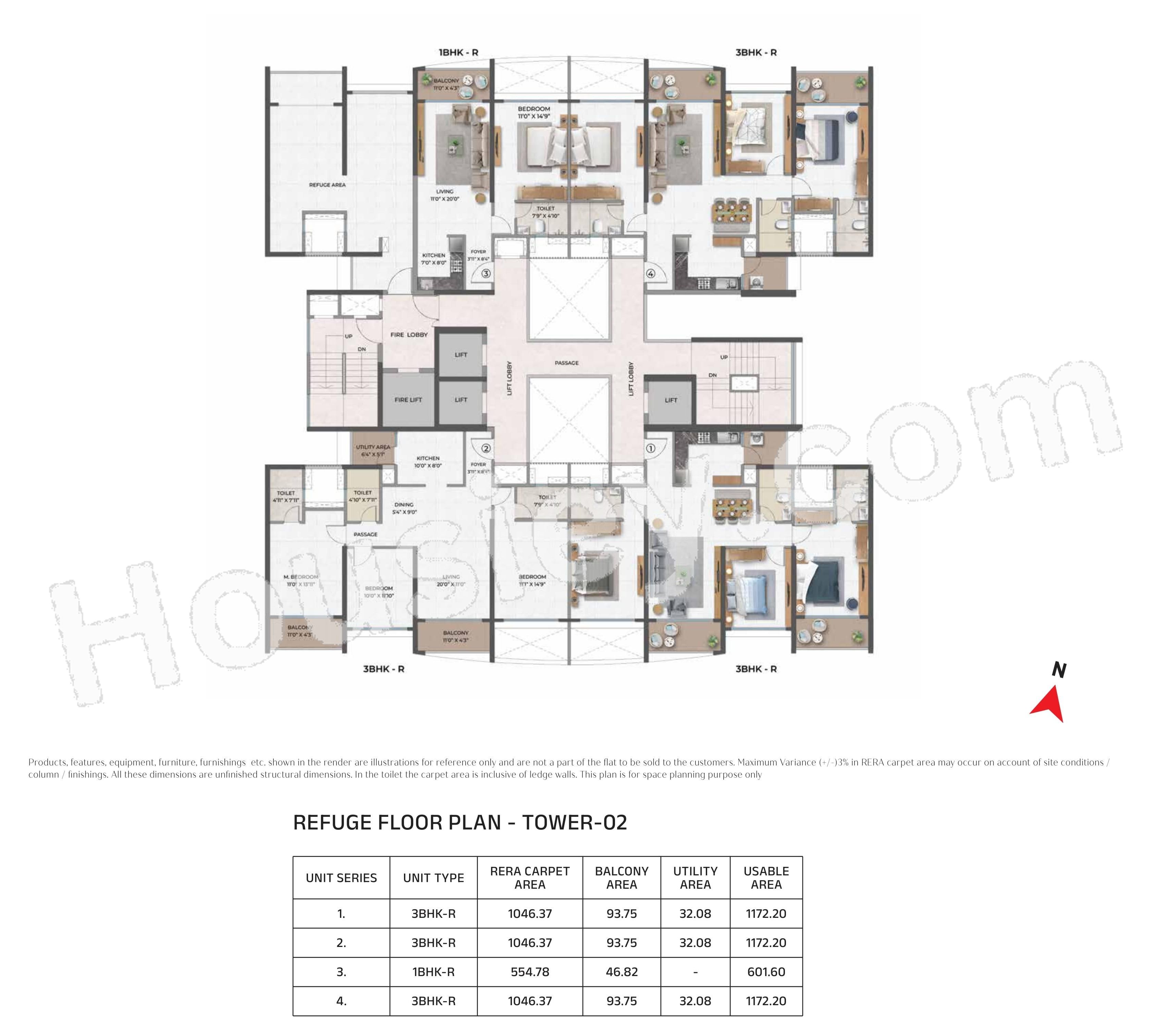 Purva Atmosphere Keshav Nagar Floor plan 4