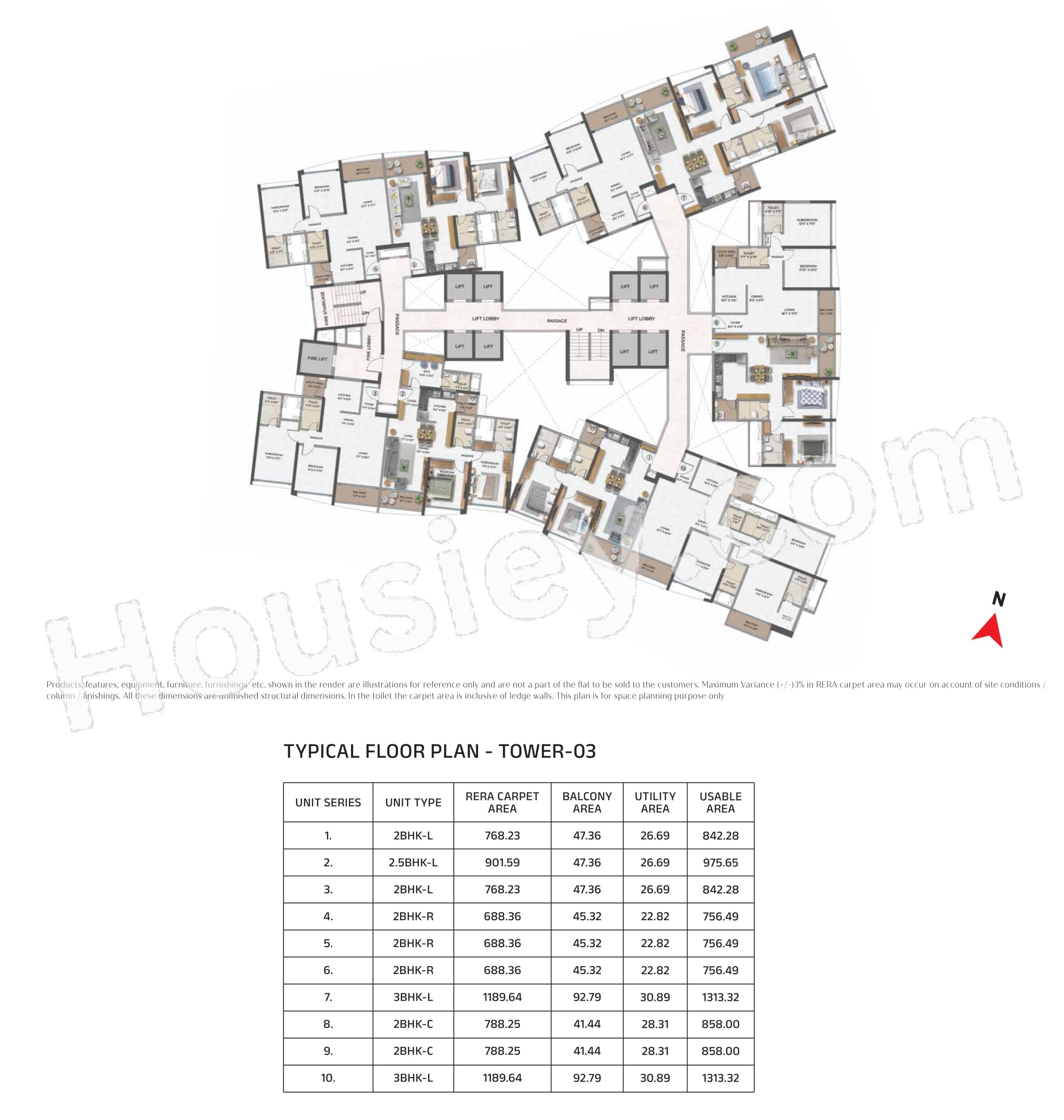 Purva Atmosphere Keshav Nagar Floor plan 7
