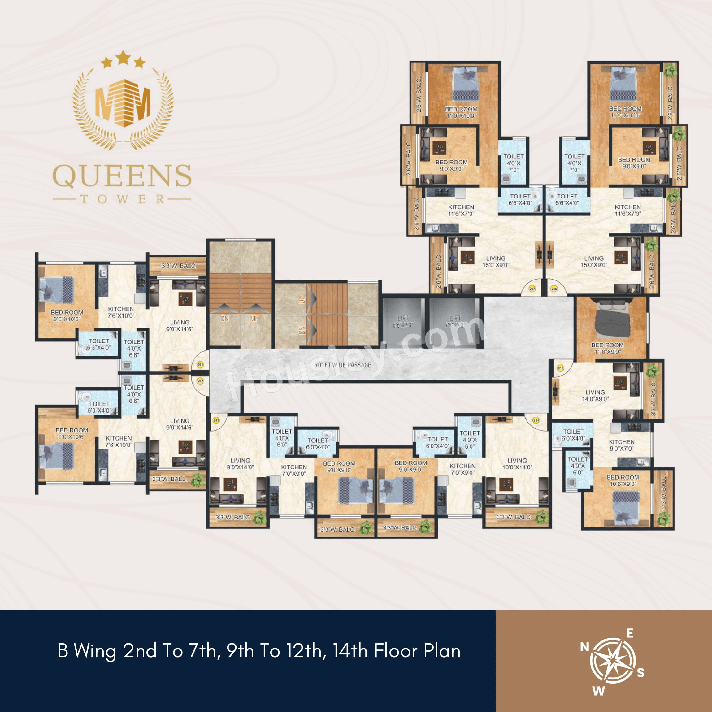 Queens Tower Phase 1 Floor plan 10