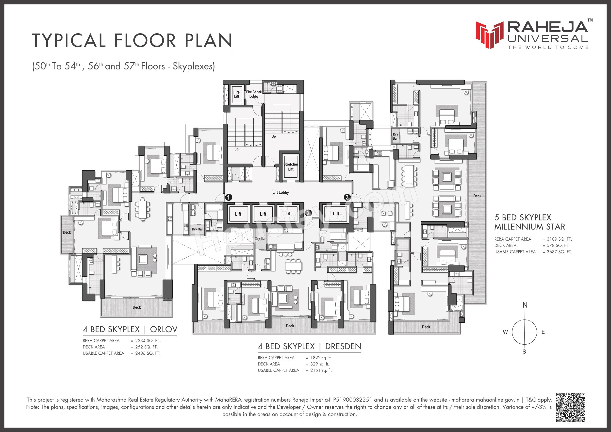 Raheja The Riviere Floor Plan