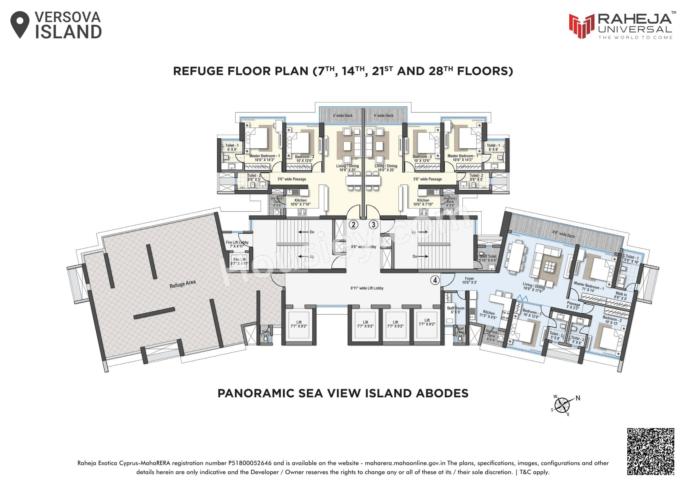 Raheja Versova Island Floor plan 5