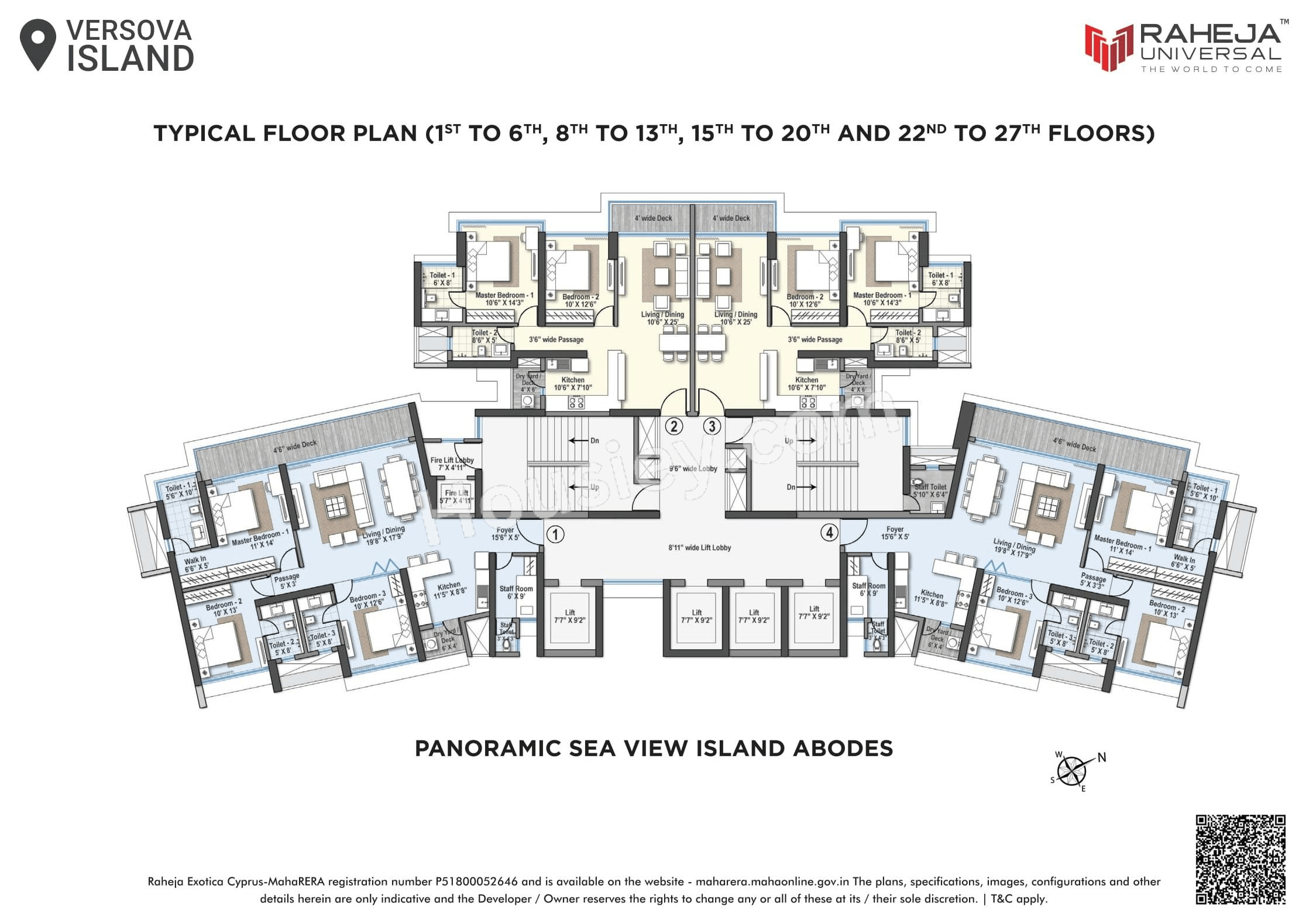Raheja Versova Island Floor plan 6