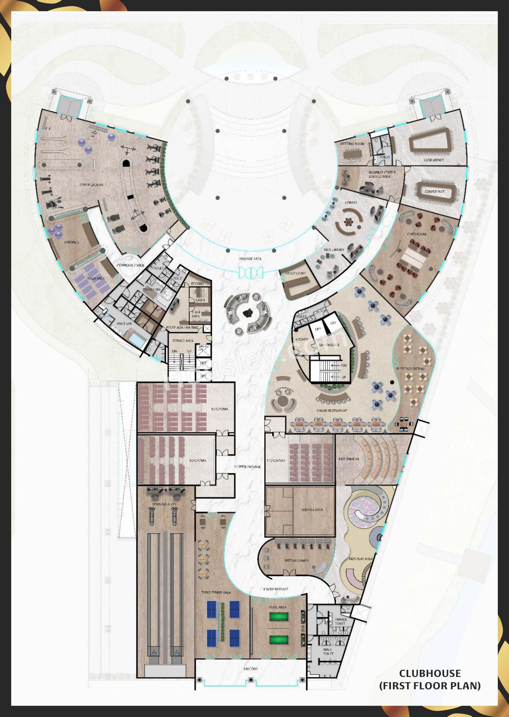 Rajhans Evana Floor plan 1