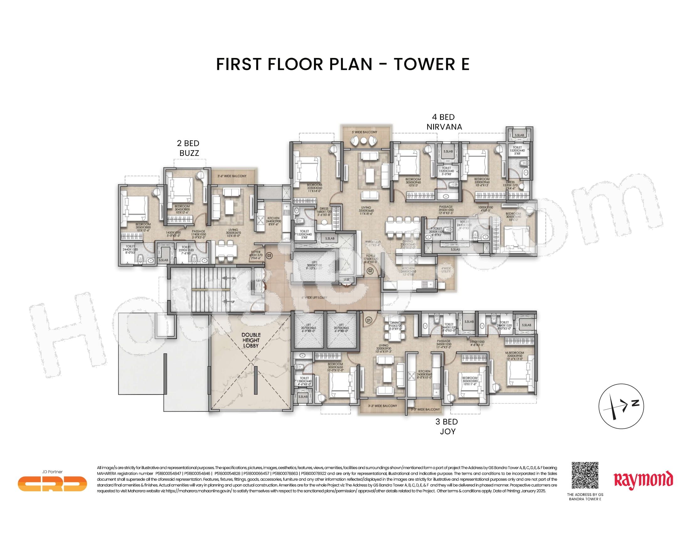Raymond The Address Floor plan 3