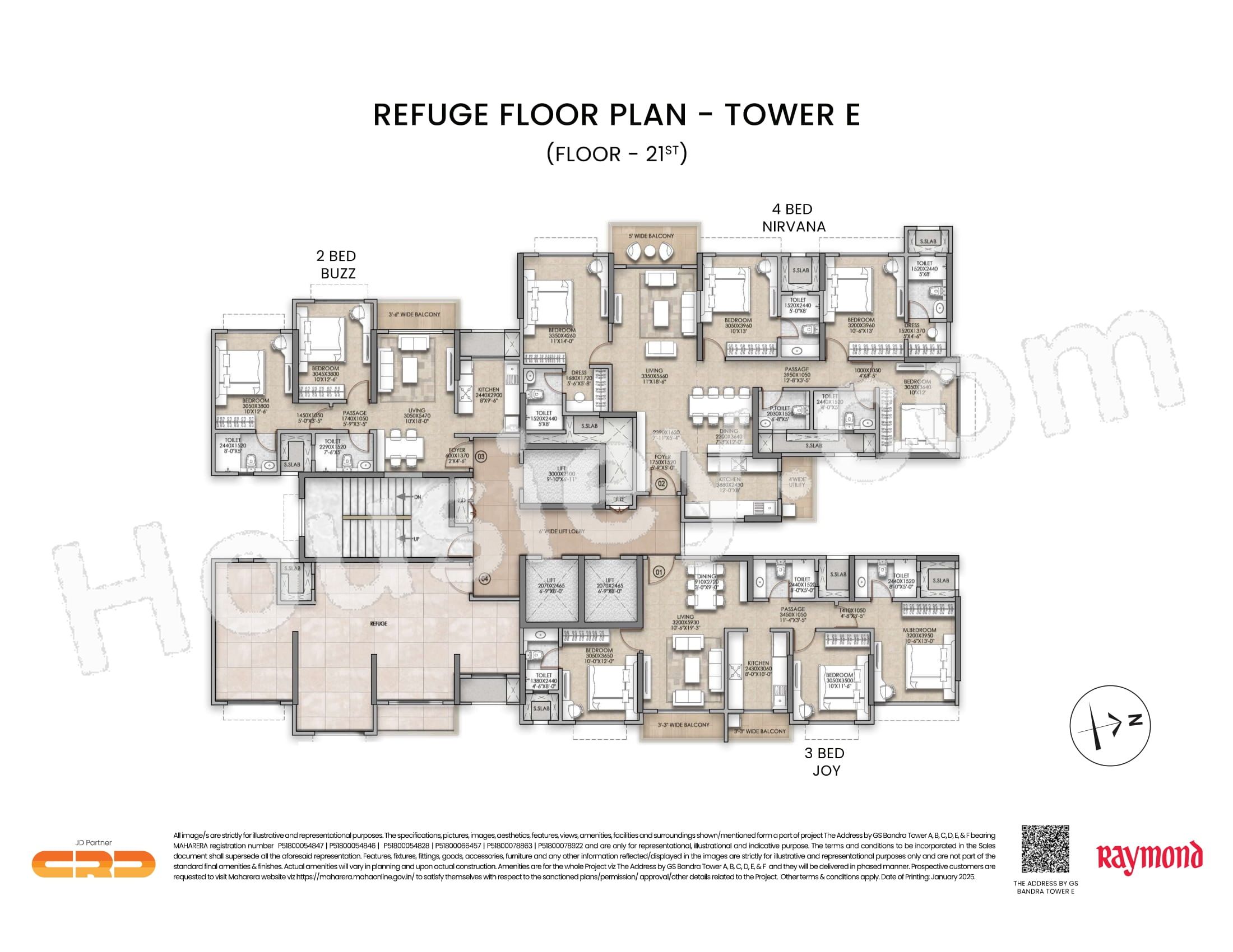 Raymond The Address Floor plan 4