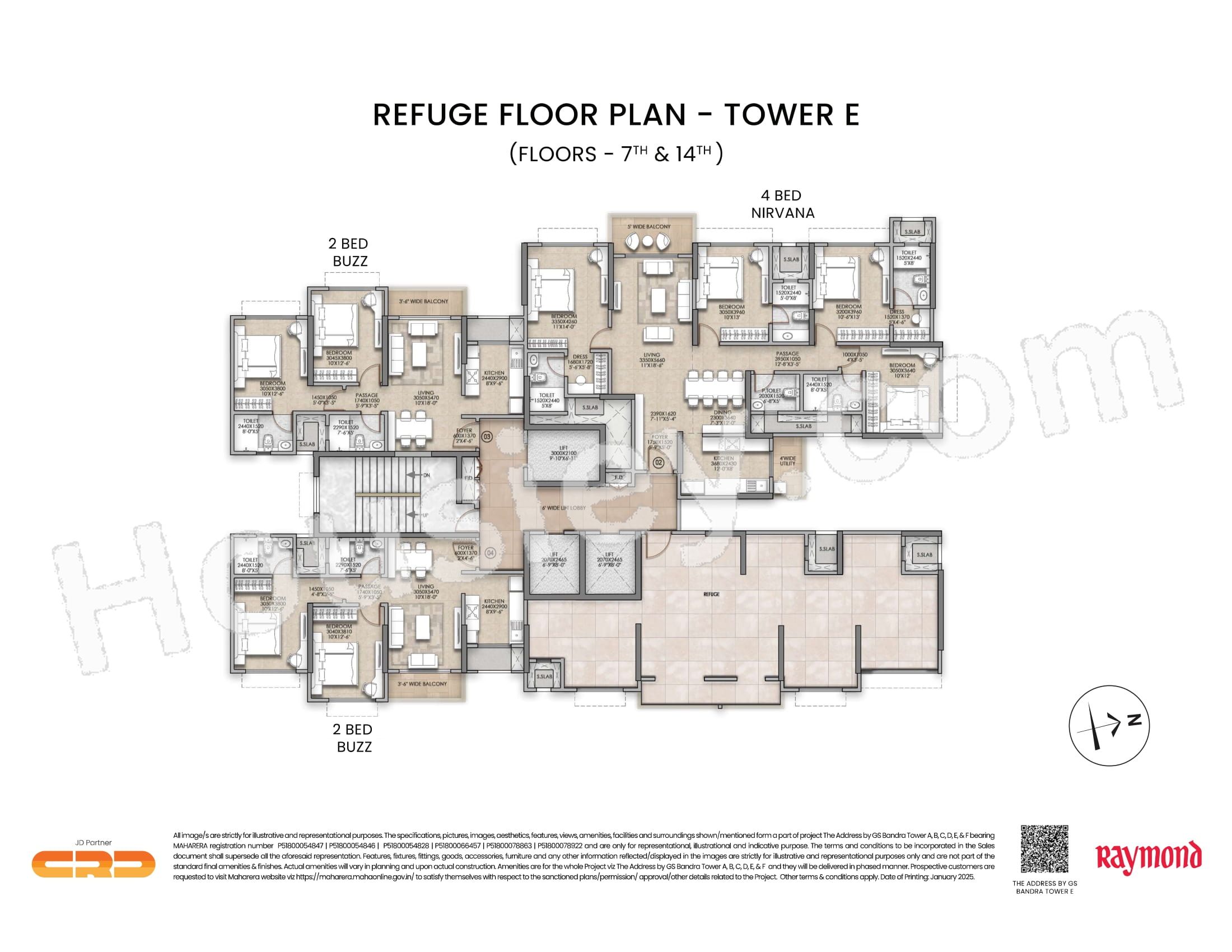 Raymond The Address Floor plan 5