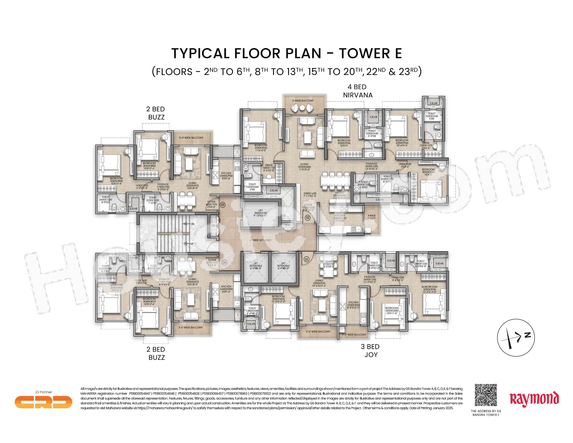 Raymond The Address Floor plan 6