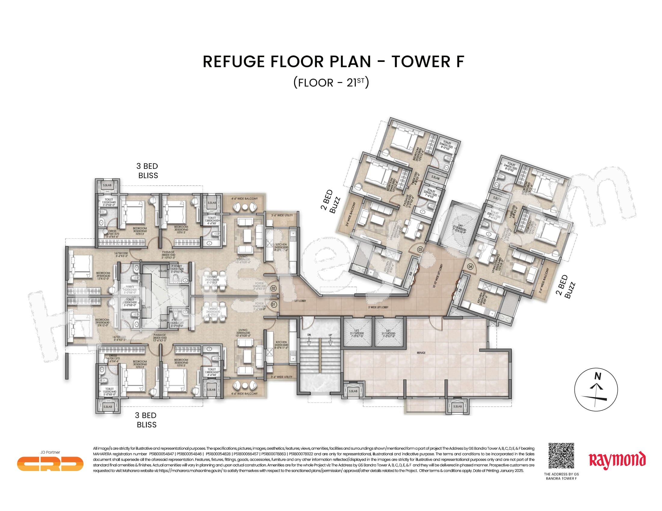 Raymond The Address Floor plan 9