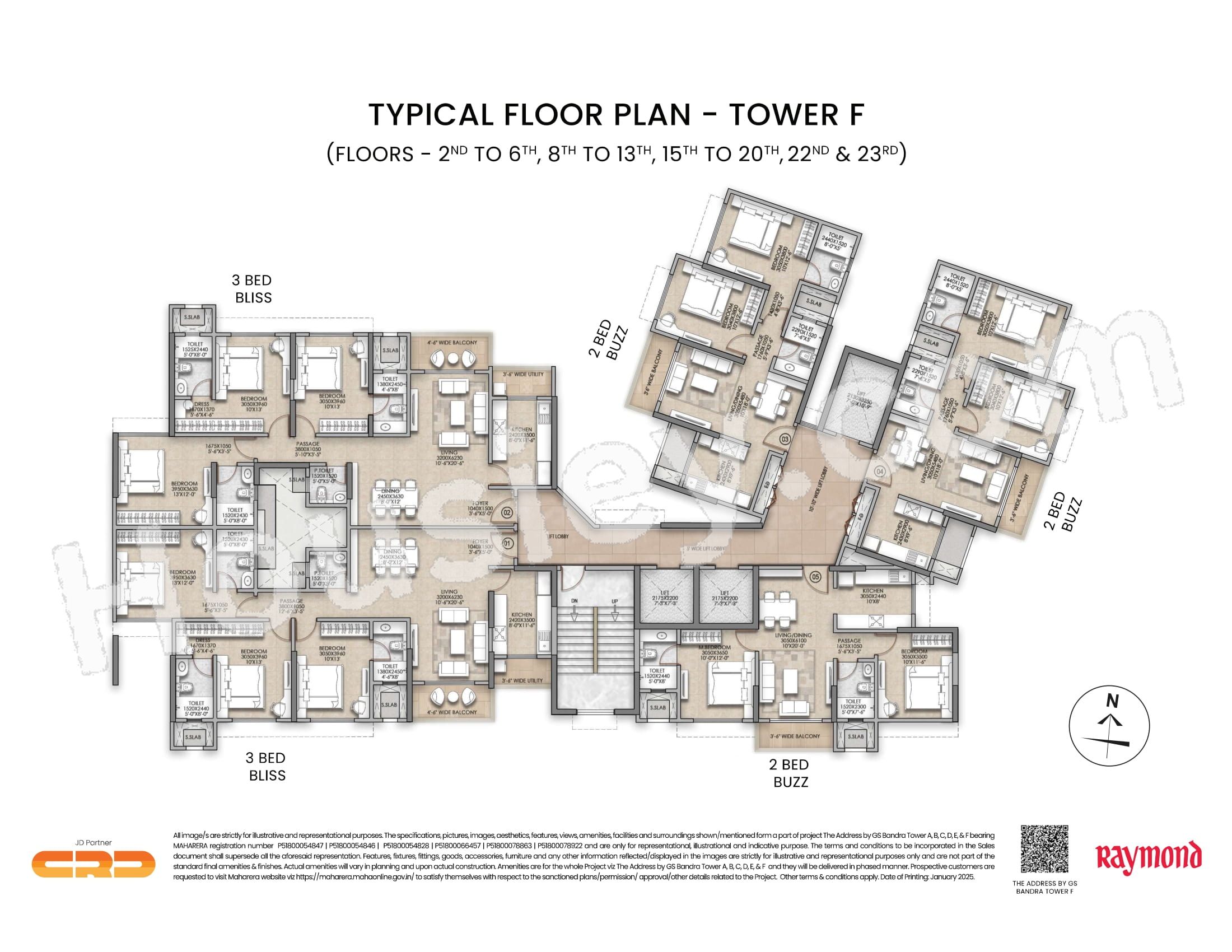 Raymond The Address Floor plan 10