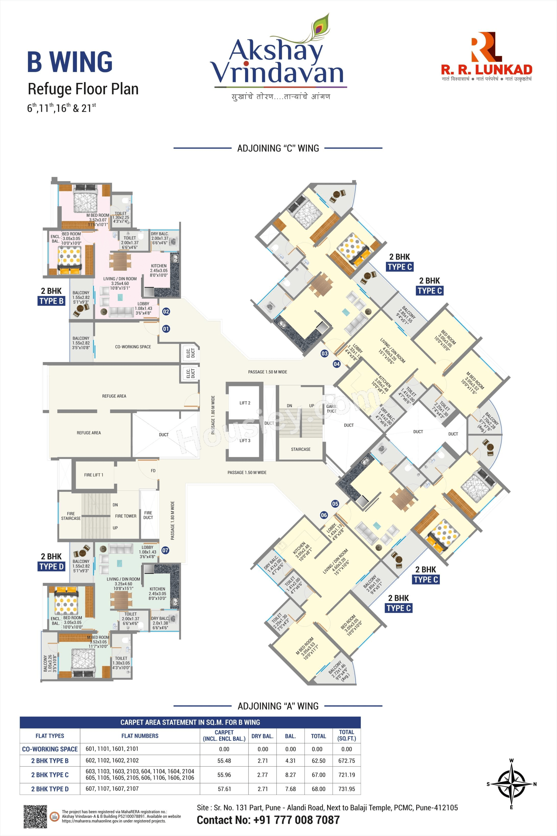 RR Lunkad Akshay Vrindavan Floor plan 8