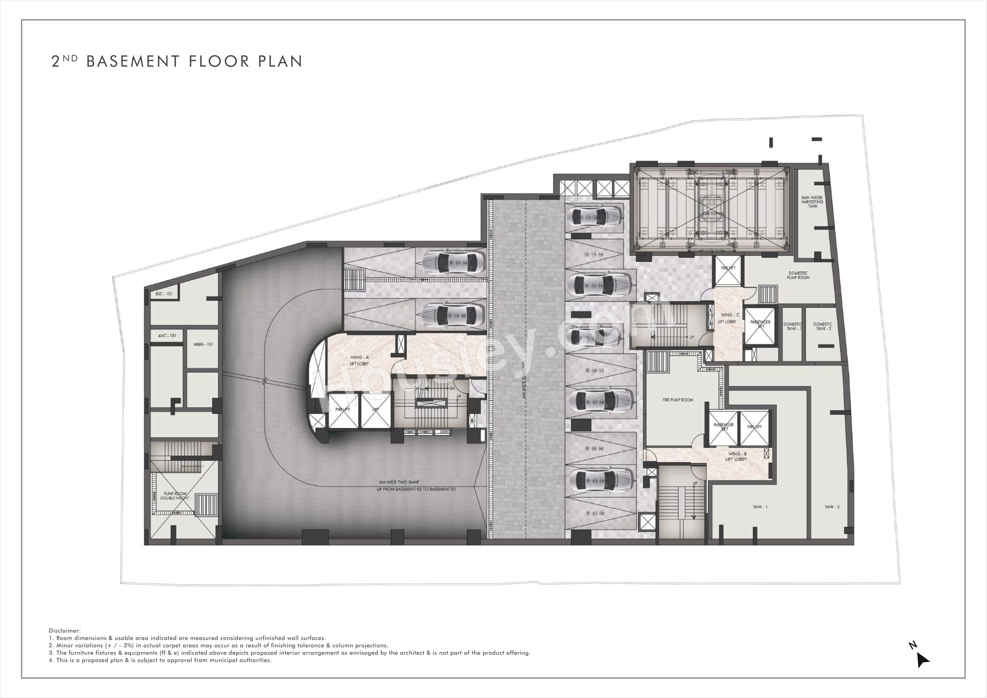 Rustomjee Prive Floor plan 2