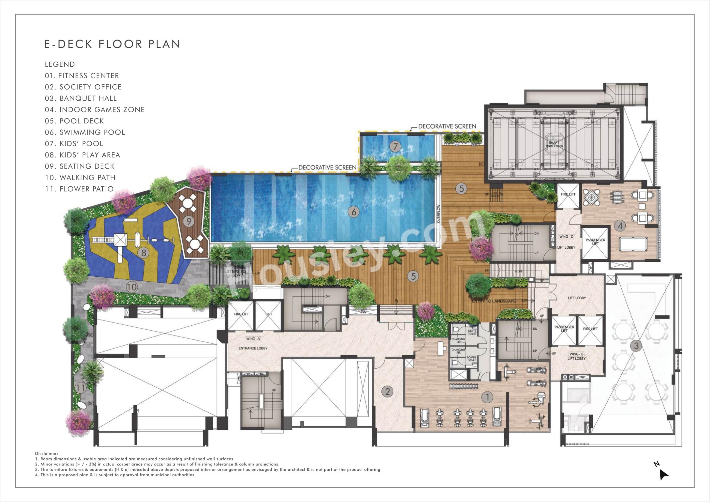 Rustomjee Prive Floor plan 3