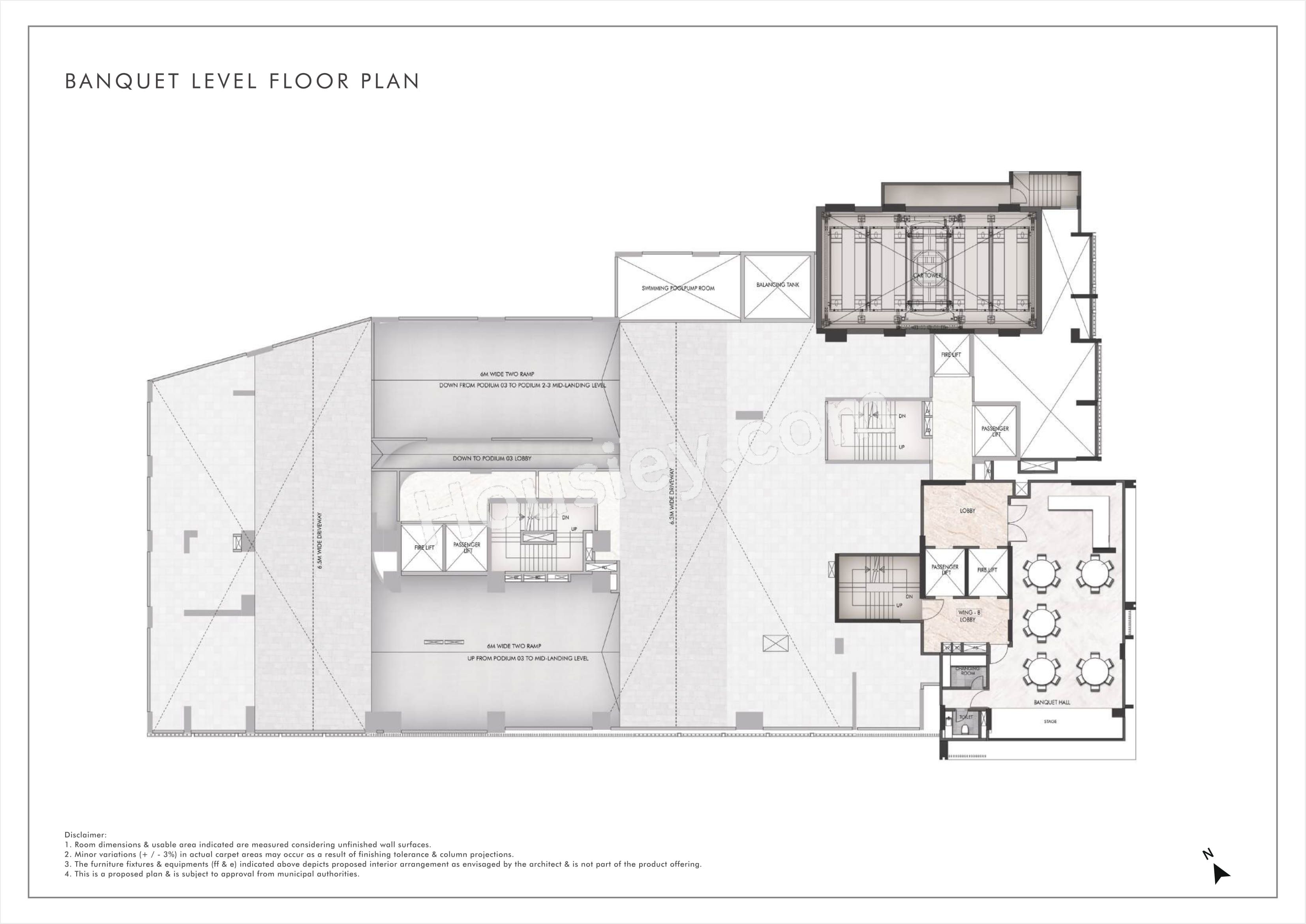 Rustomjee Prive Floor plan 4