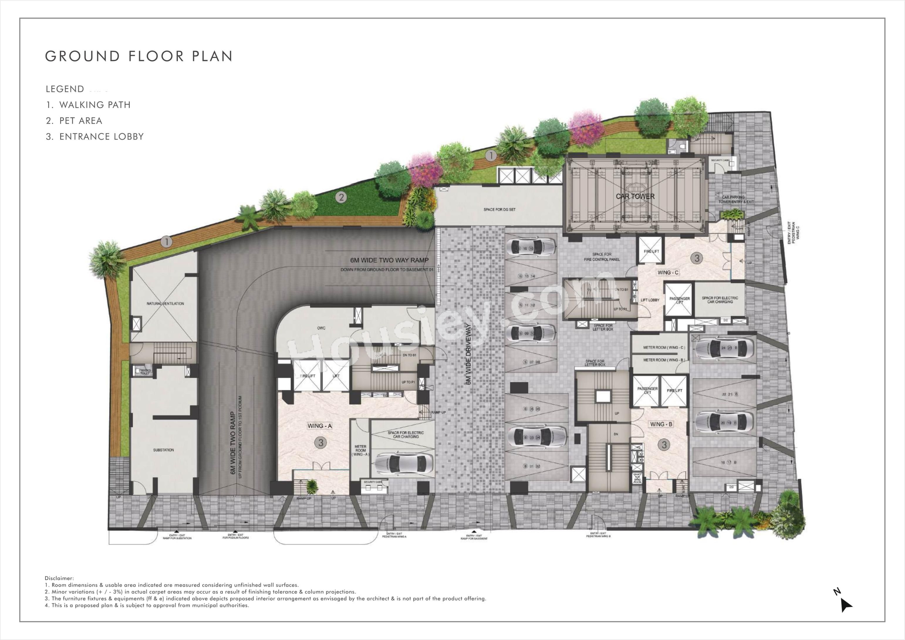 Rustomjee Prive Floor plan 5