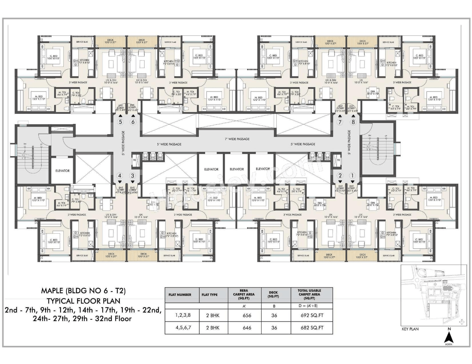 Rustomjee Urban Woods Floor plan 3