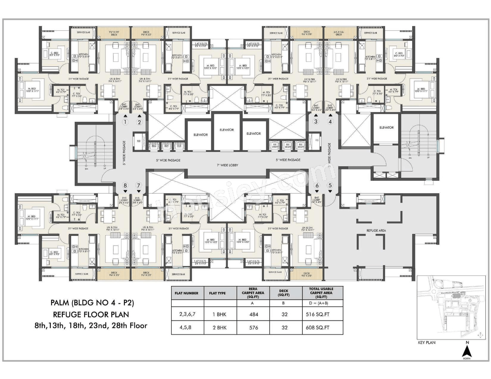 Rustomjee Urban Woods Floor plan 8
