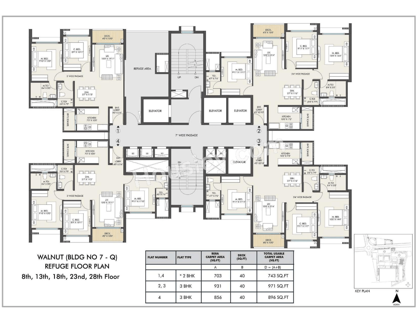 Rustomjee Urban Woods Floor plan 11