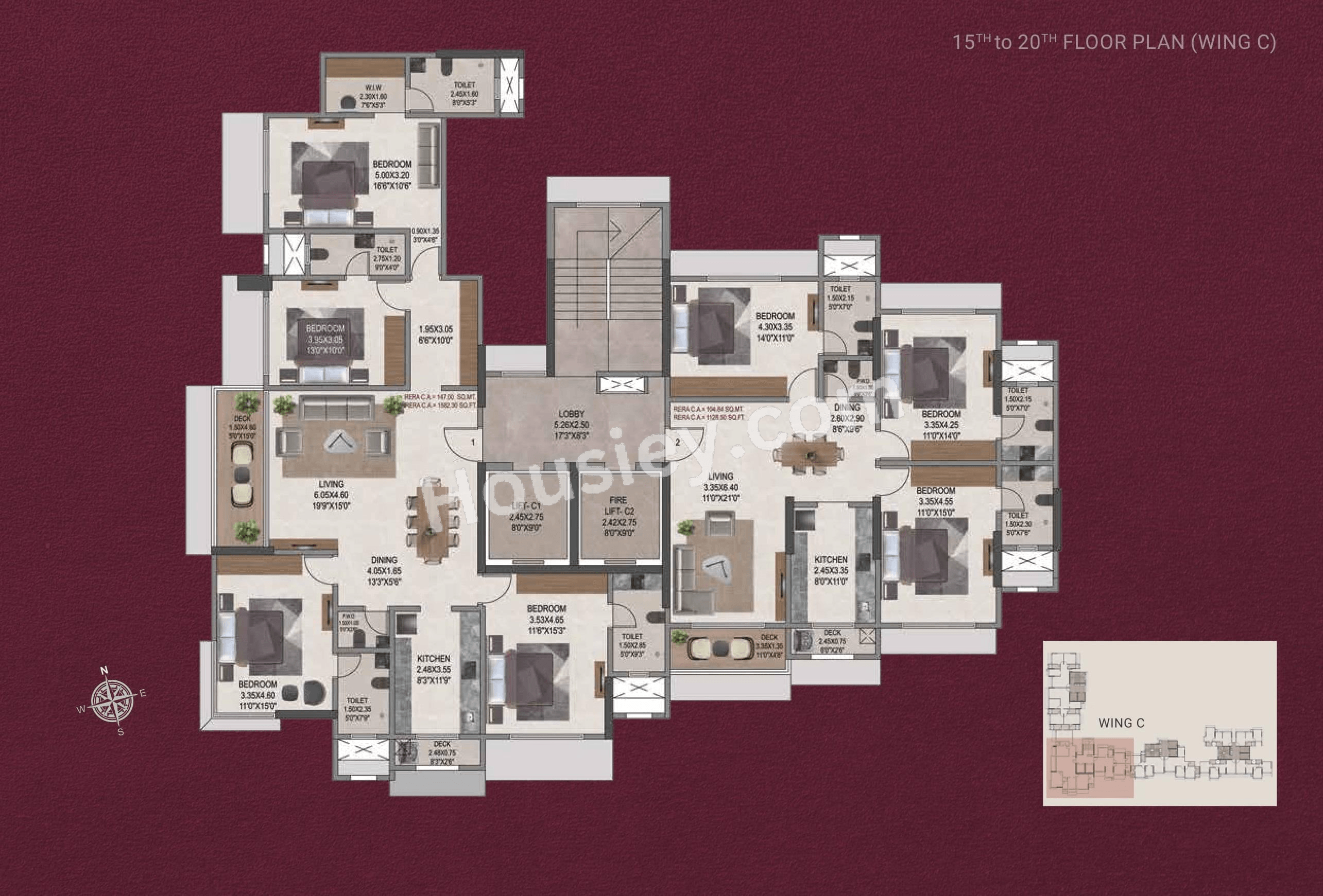 Sahakar The Vibe Floor plan 4